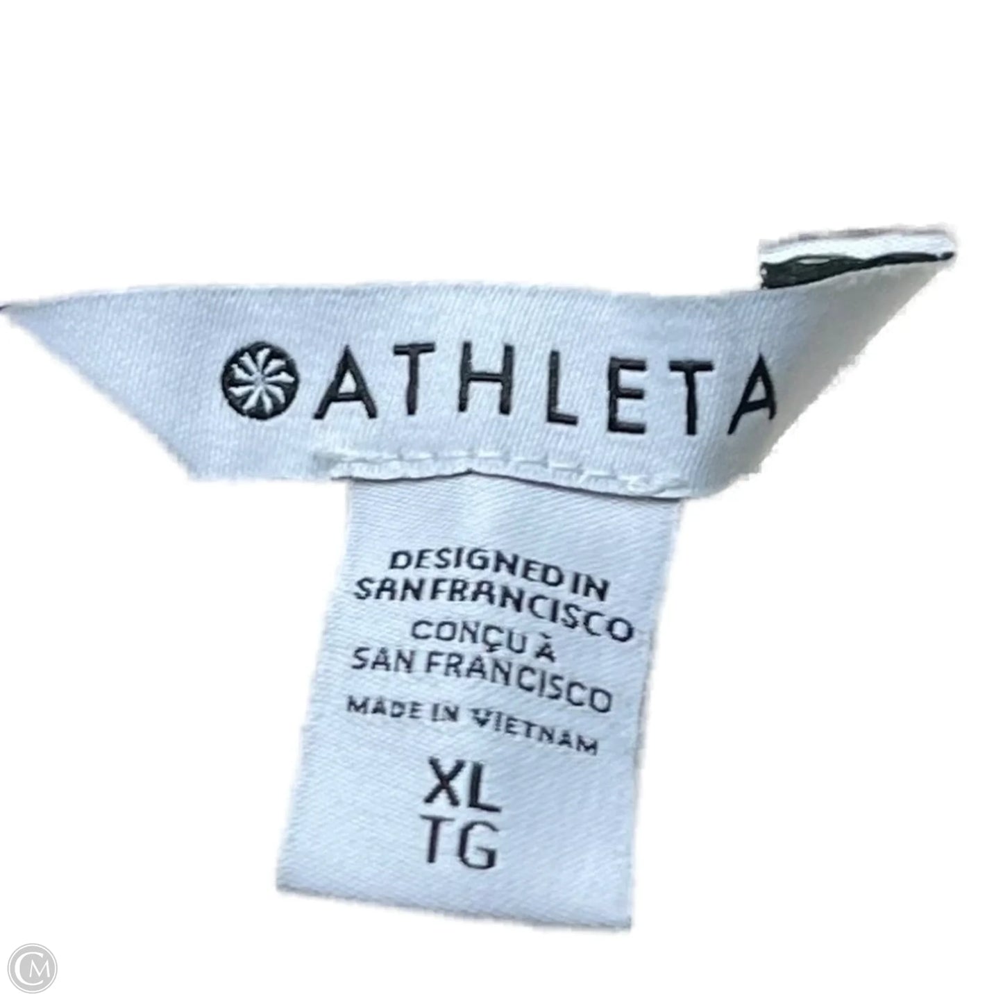 Athletic Sweatshirt Crewneck By Athleta In Cream, Size: Xl