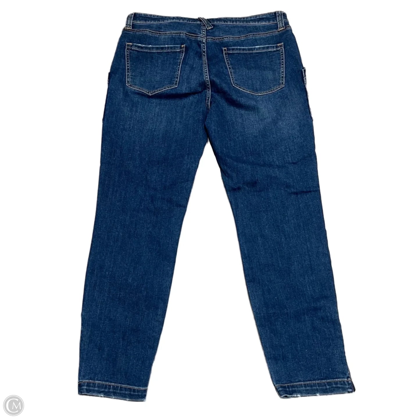 Jeans Straight By Joie In Blue Denim, Size: 14
