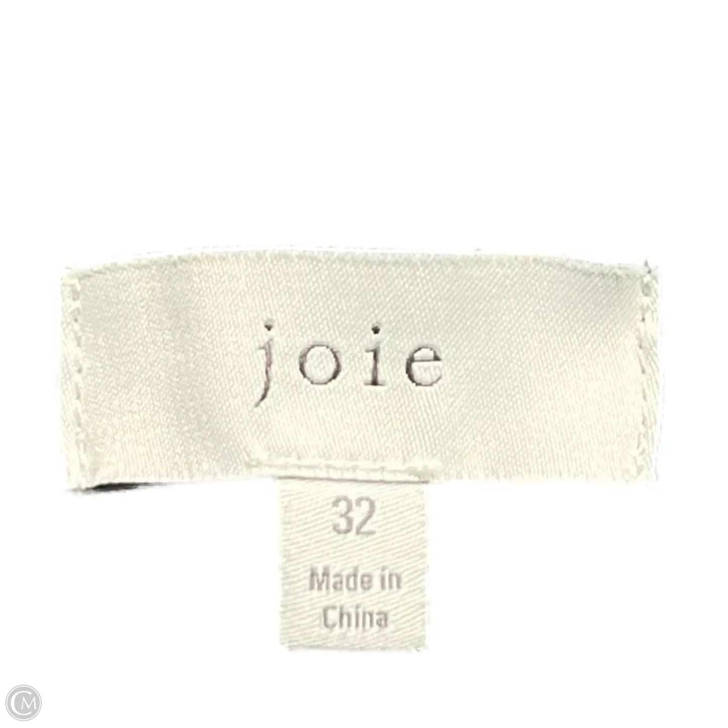 Jeans Straight By Joie In Blue Denim, Size: 14