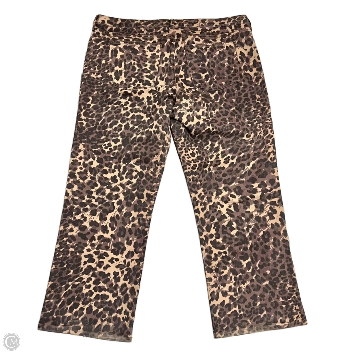 Jeans Boyfriend By Abercrombie And Fitch In Leopard Print, Size: 18