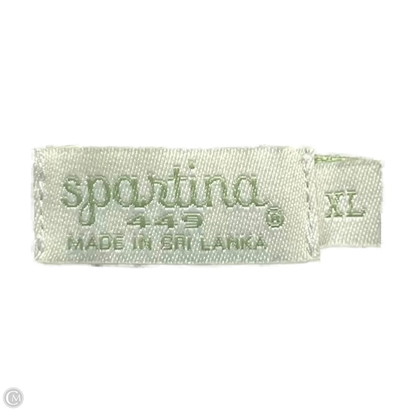 Dress Casual Midi By Spartina In Green & Orange, Size: Xl
