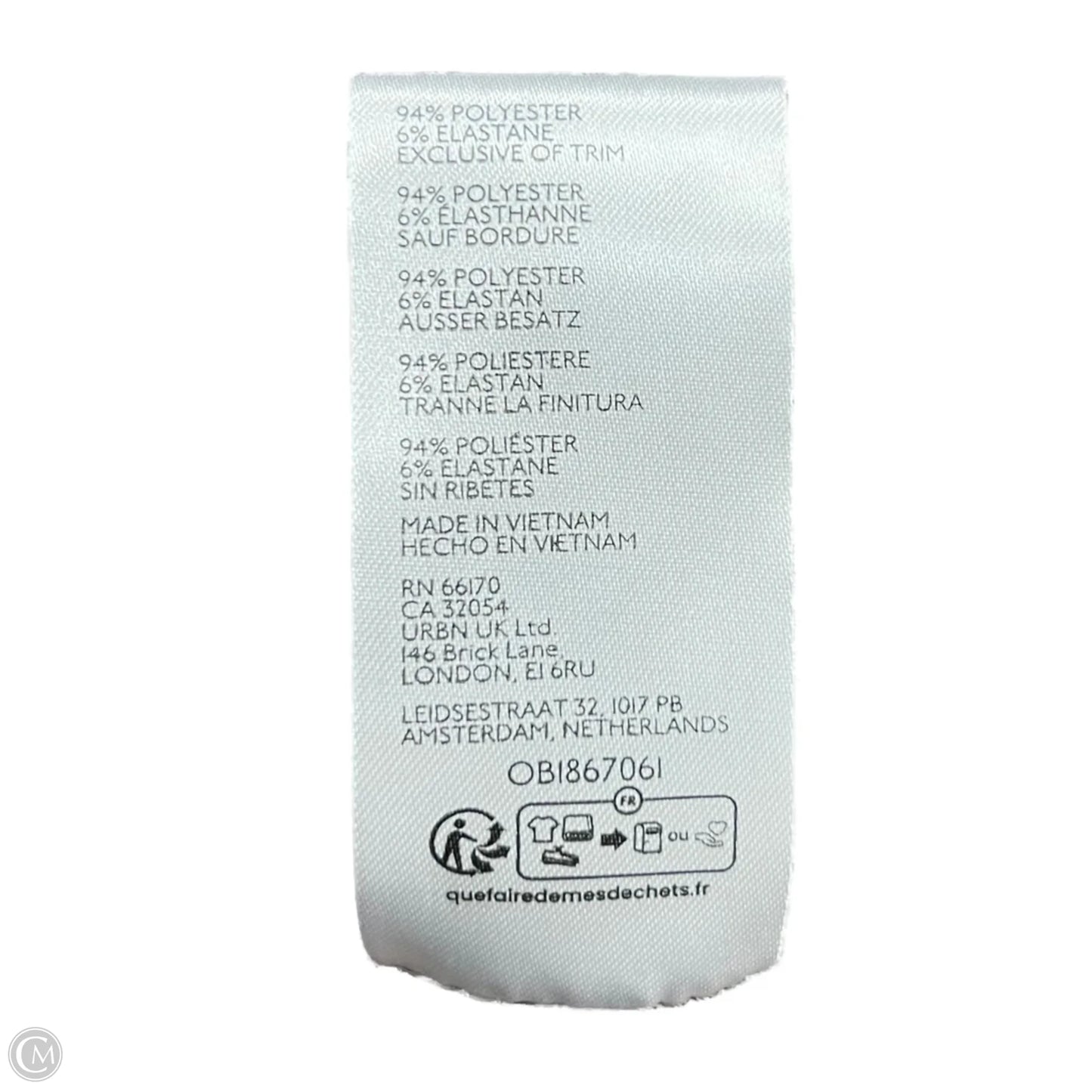 Dress Casual Short By Kimichi Blue In Brown & Cream, Size: M