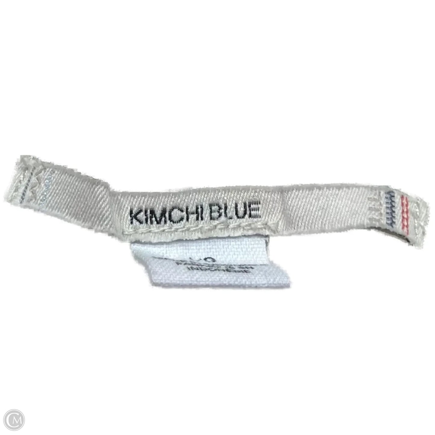 Dress Casual Short By Kimichi Blue In Cream & Red, Size: L