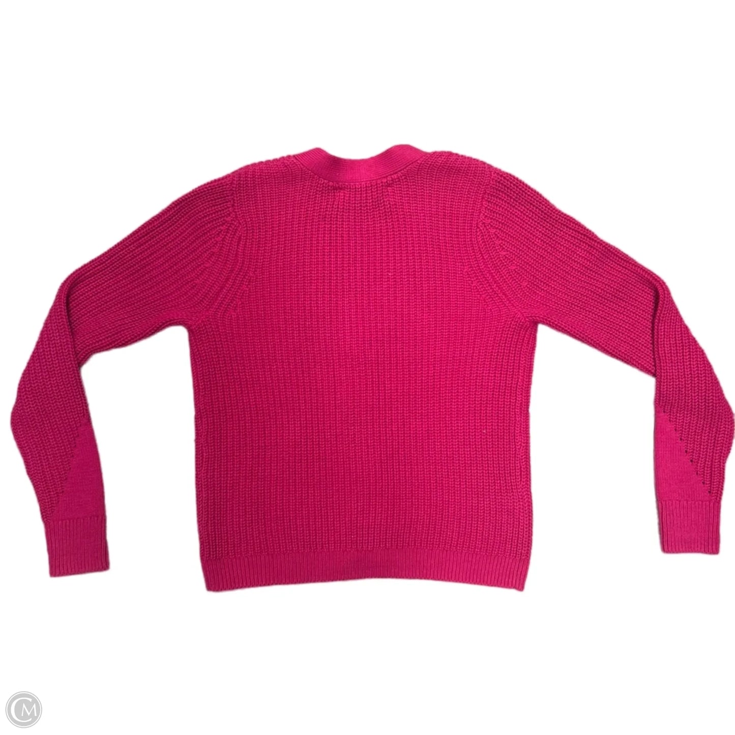 Sweater Cardigan By Loft In Pink, Size: S