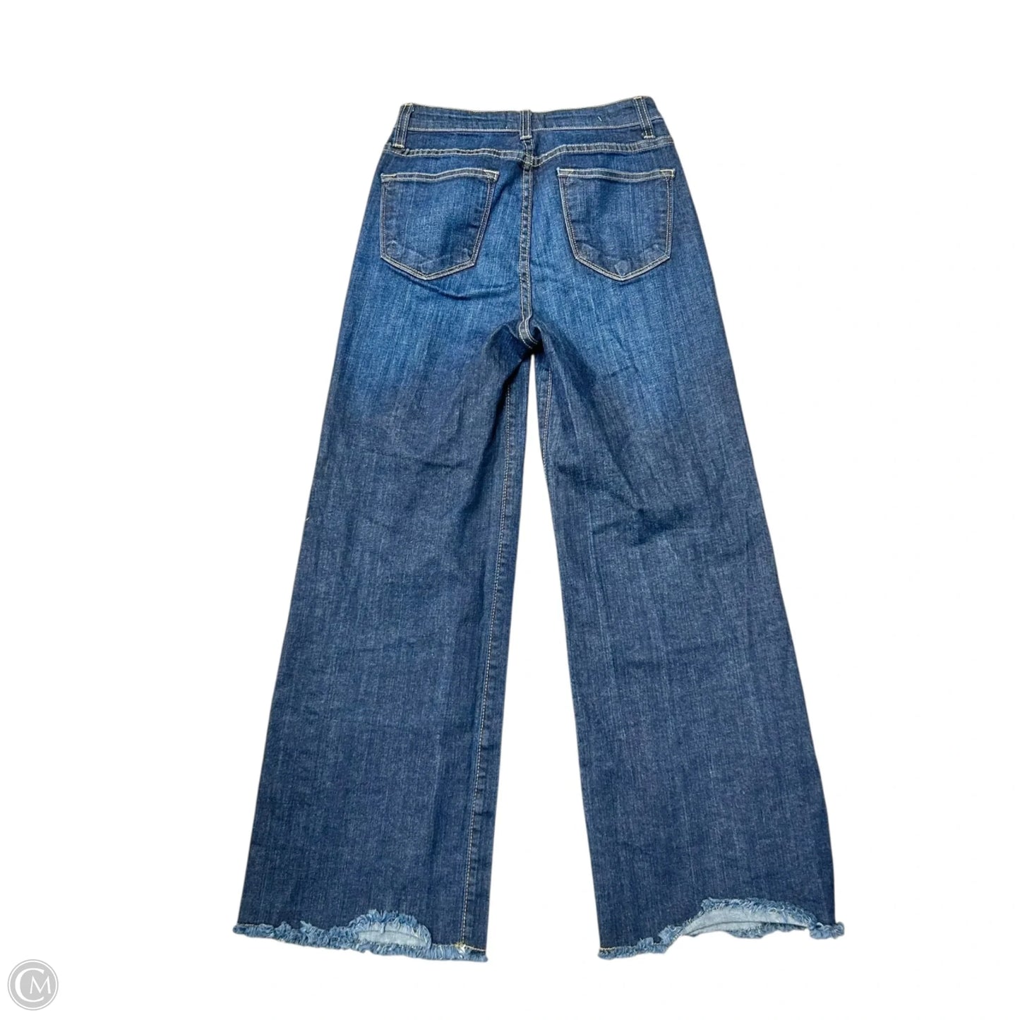 Jeans Wide Leg By LTJ In Blue Denim, Size: 2