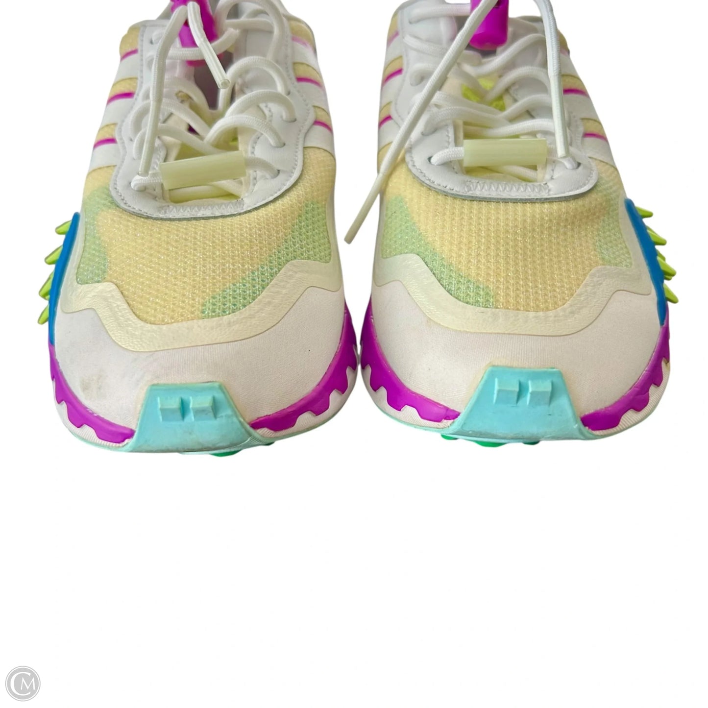 Shoes Sneakers By Adidas In Purple & White, Size: 8