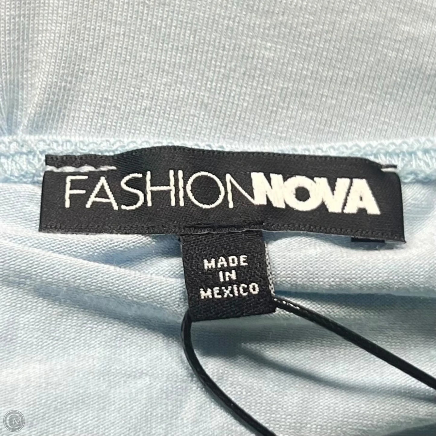 Top Sleeveless By Fashion Nova In Blue & Gold, Size: 2x