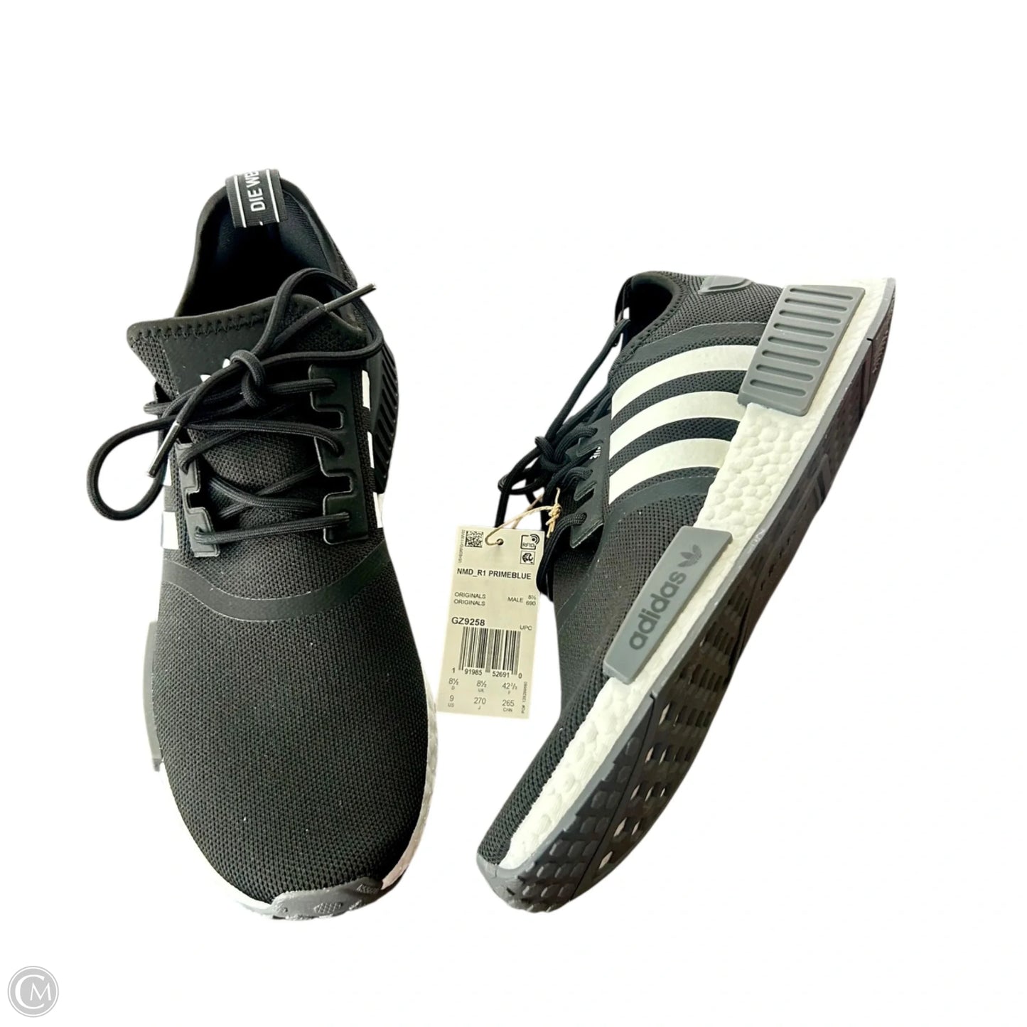 Shoes Athletic By Adidas In Black & White, Size: 9