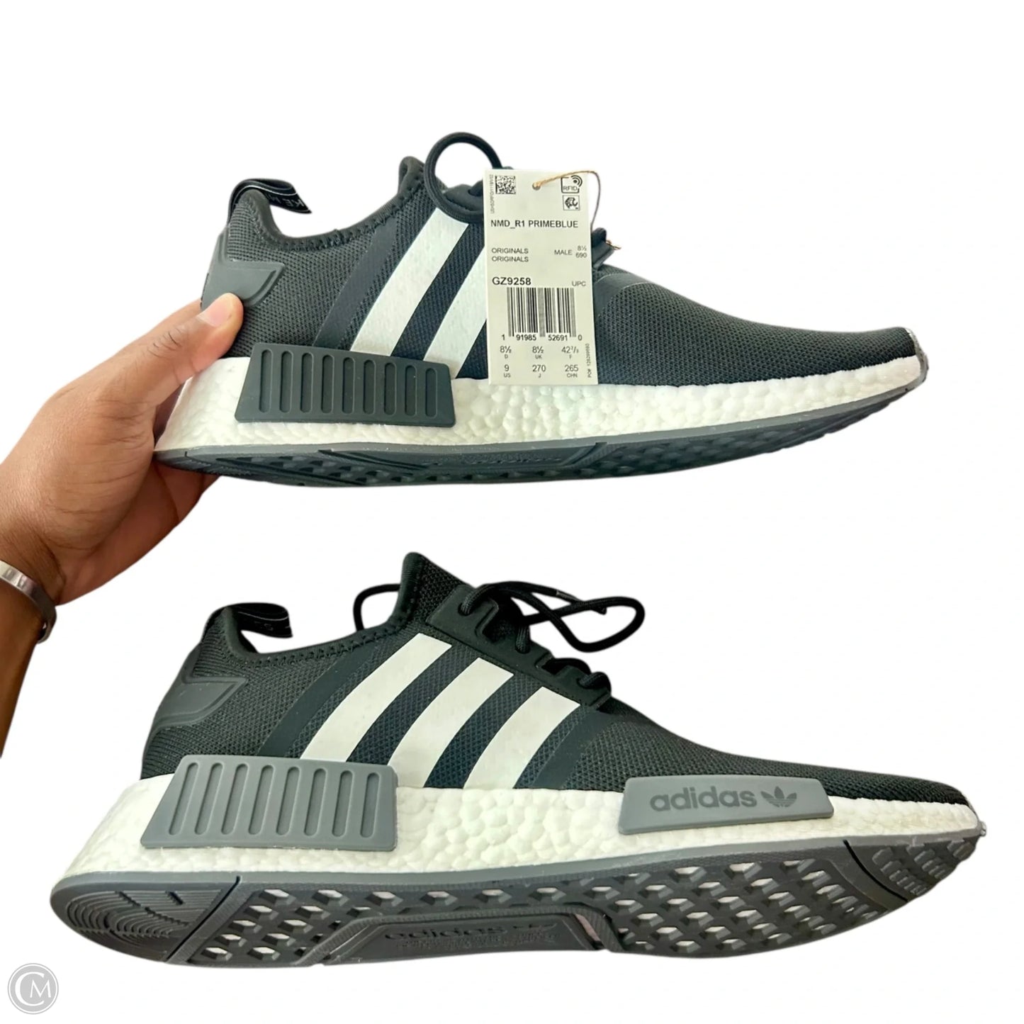 Shoes Athletic By Adidas In Black & White, Size: 9