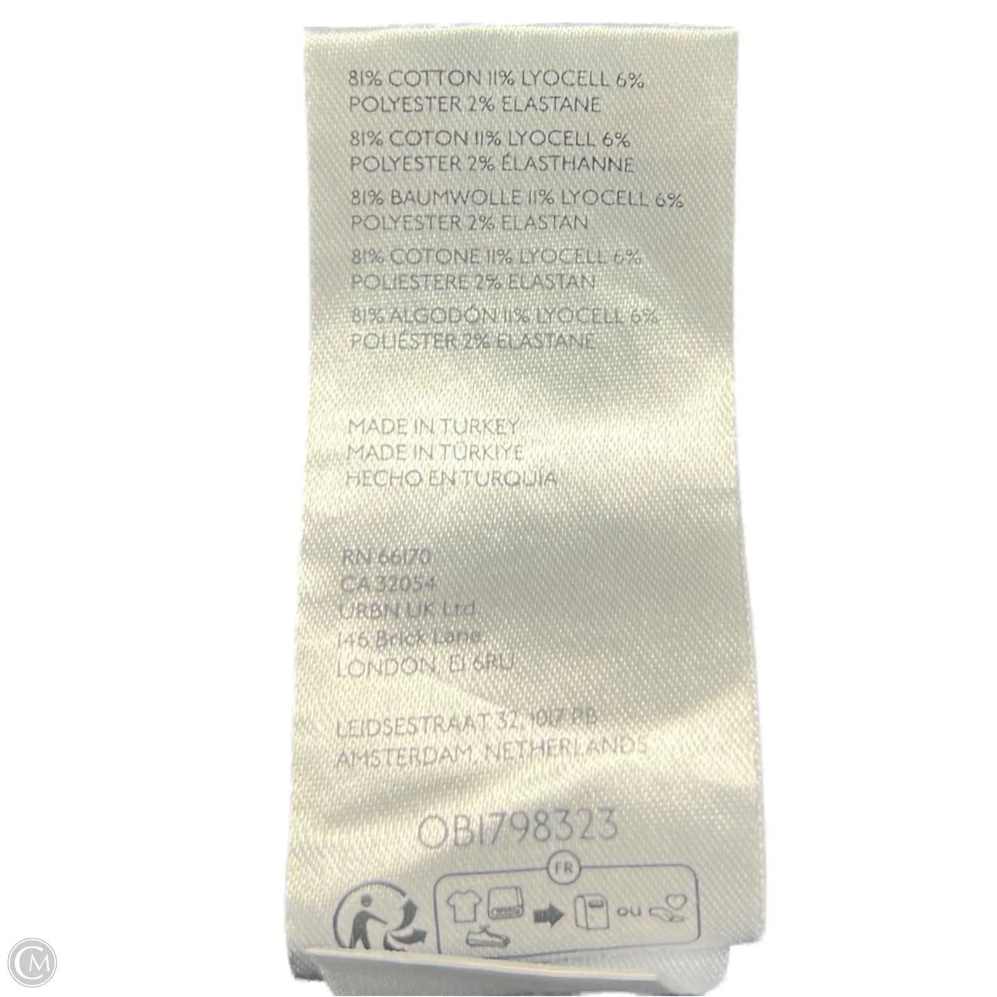 Jeans Wide Leg By Pilcro In Black Denim, Size: 14