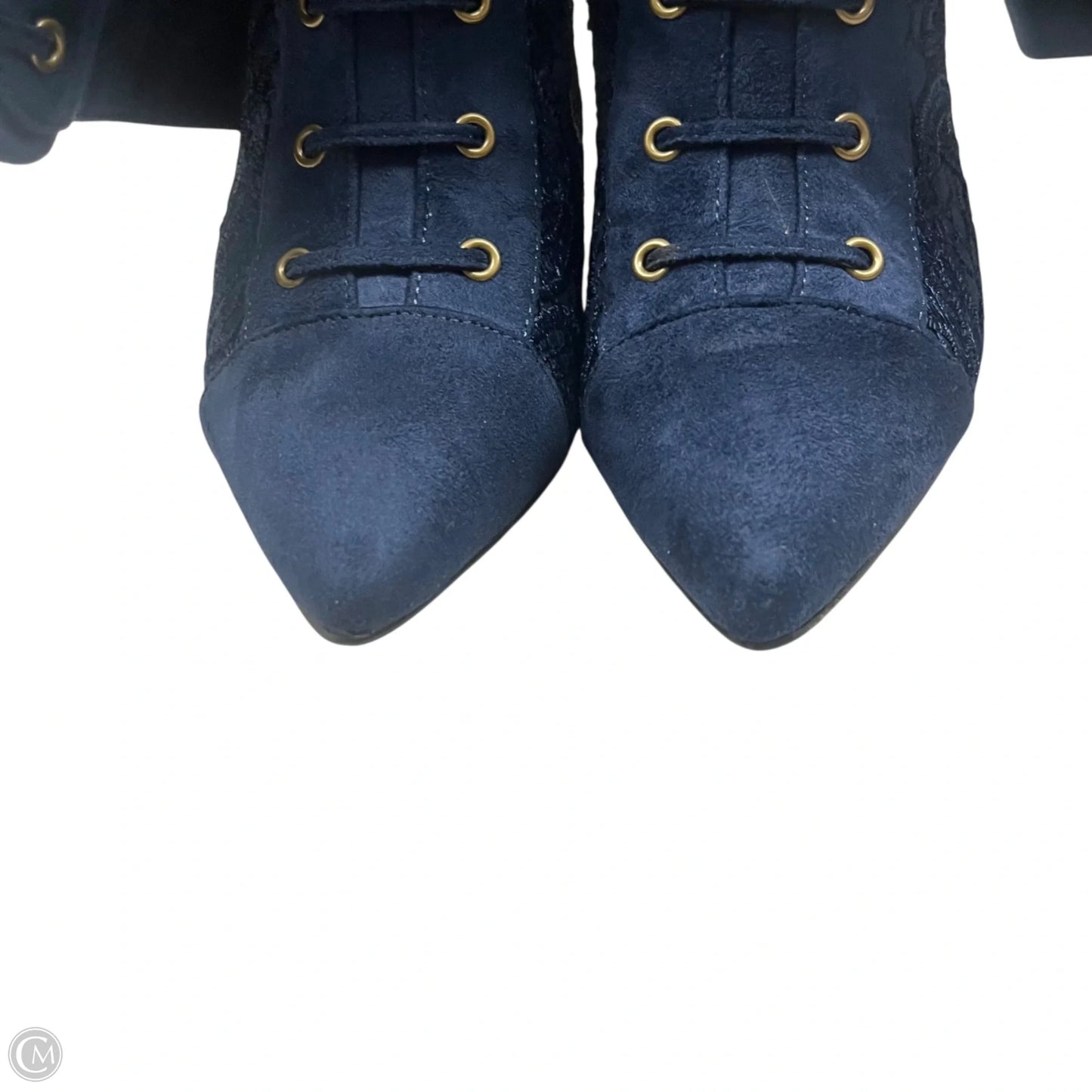 Boots Over-the-knee Heels By Shoedazzle In Blue, Size: 11