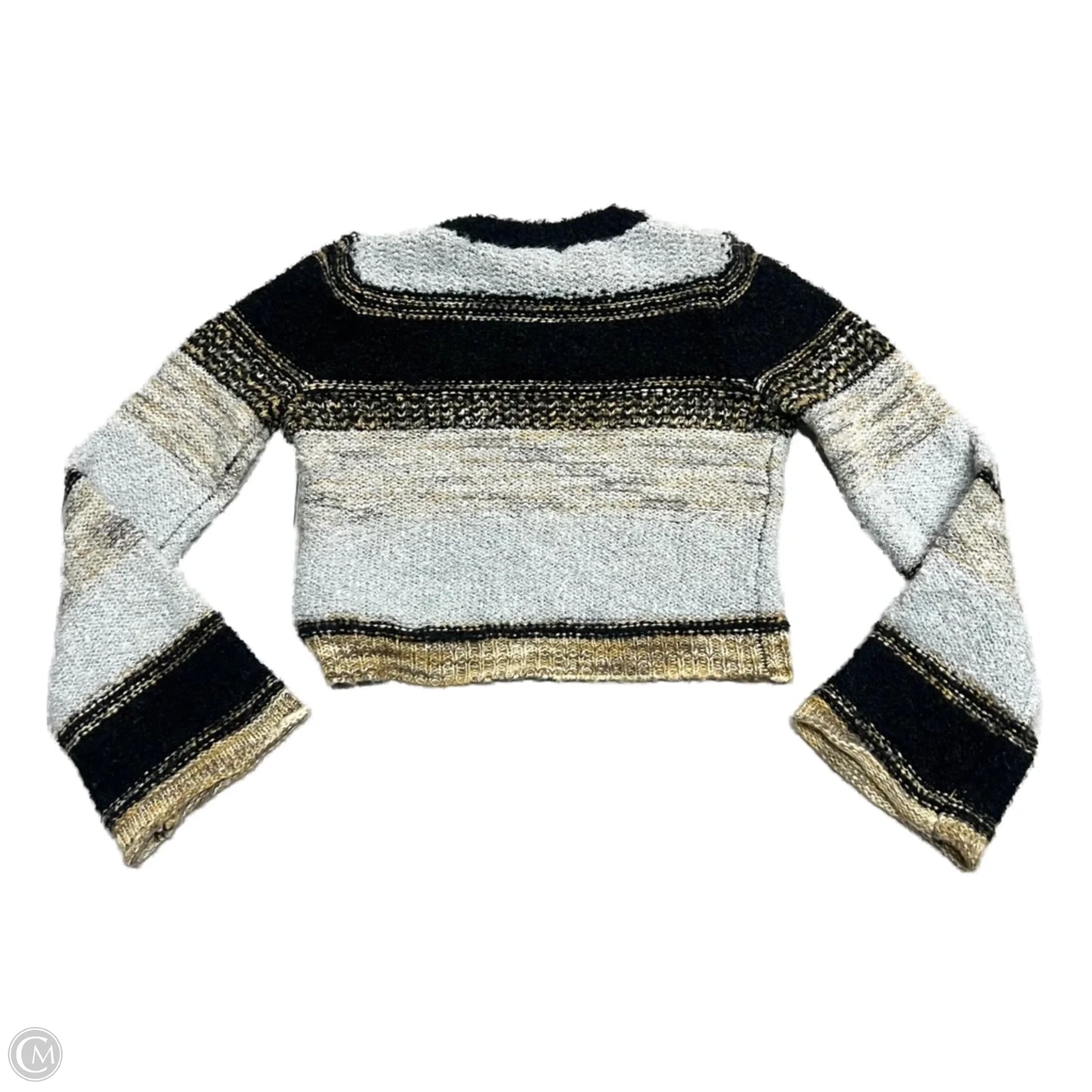 Sweater By Sage In Black & Grey, Size: Xs