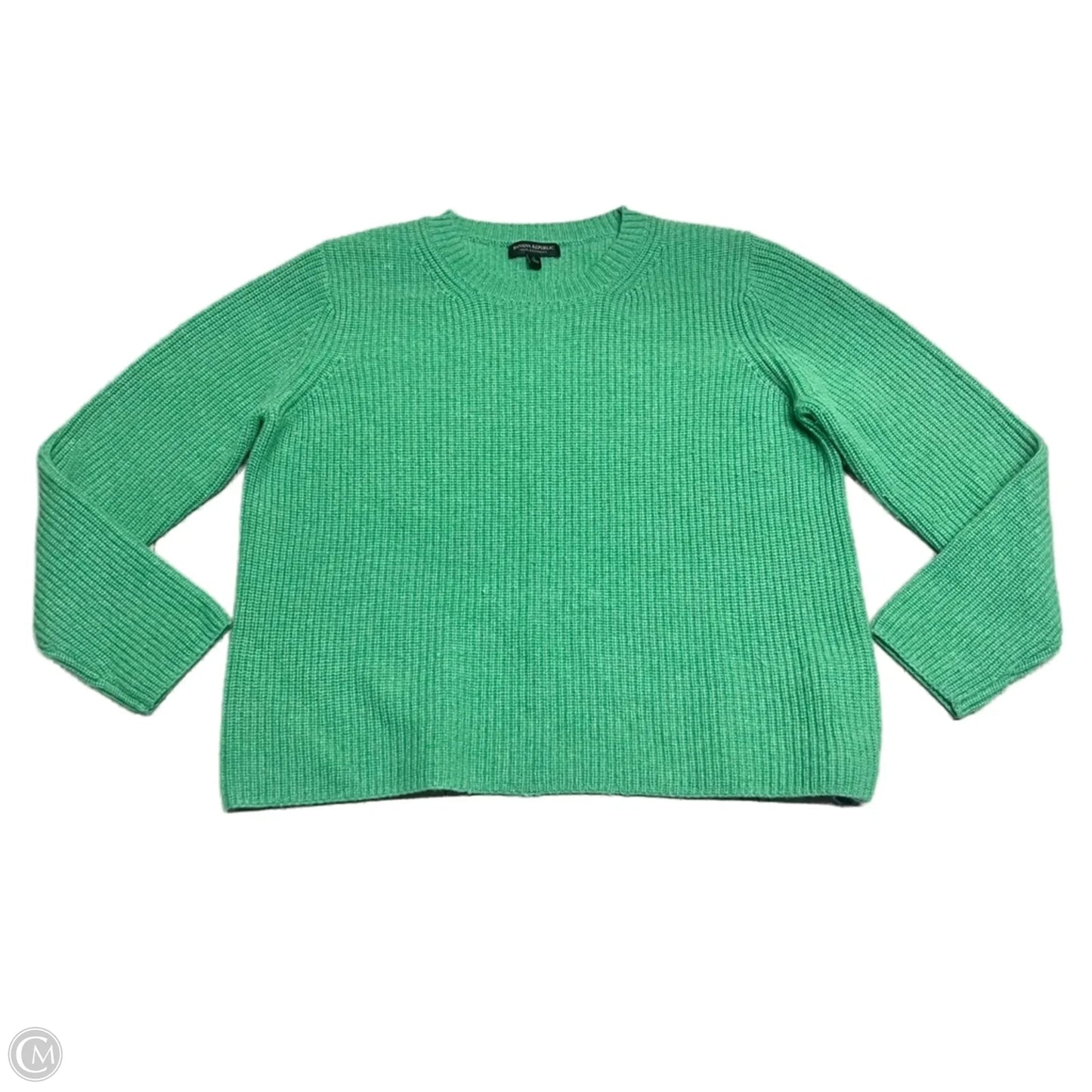 Sweater By Banana Republic In Green, Size: L