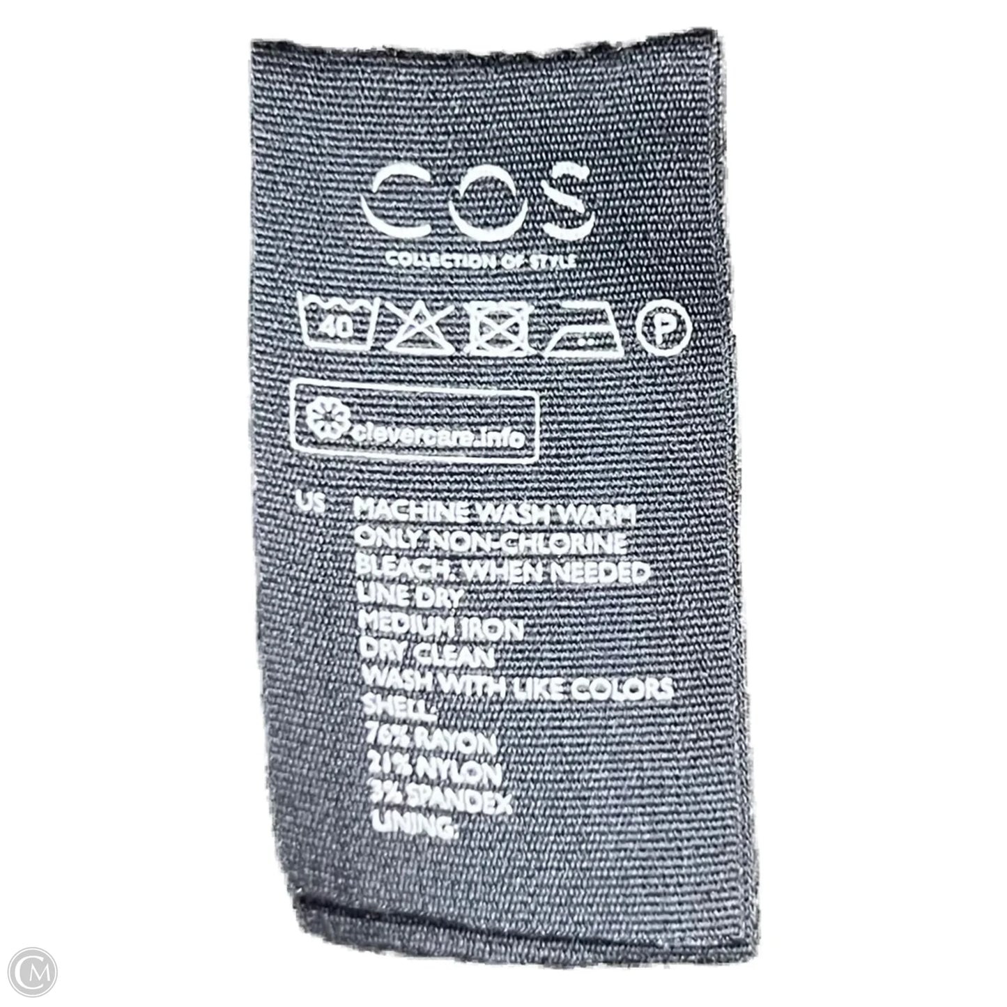 Top Long Sleeve By Cos In Green, Size: Xs