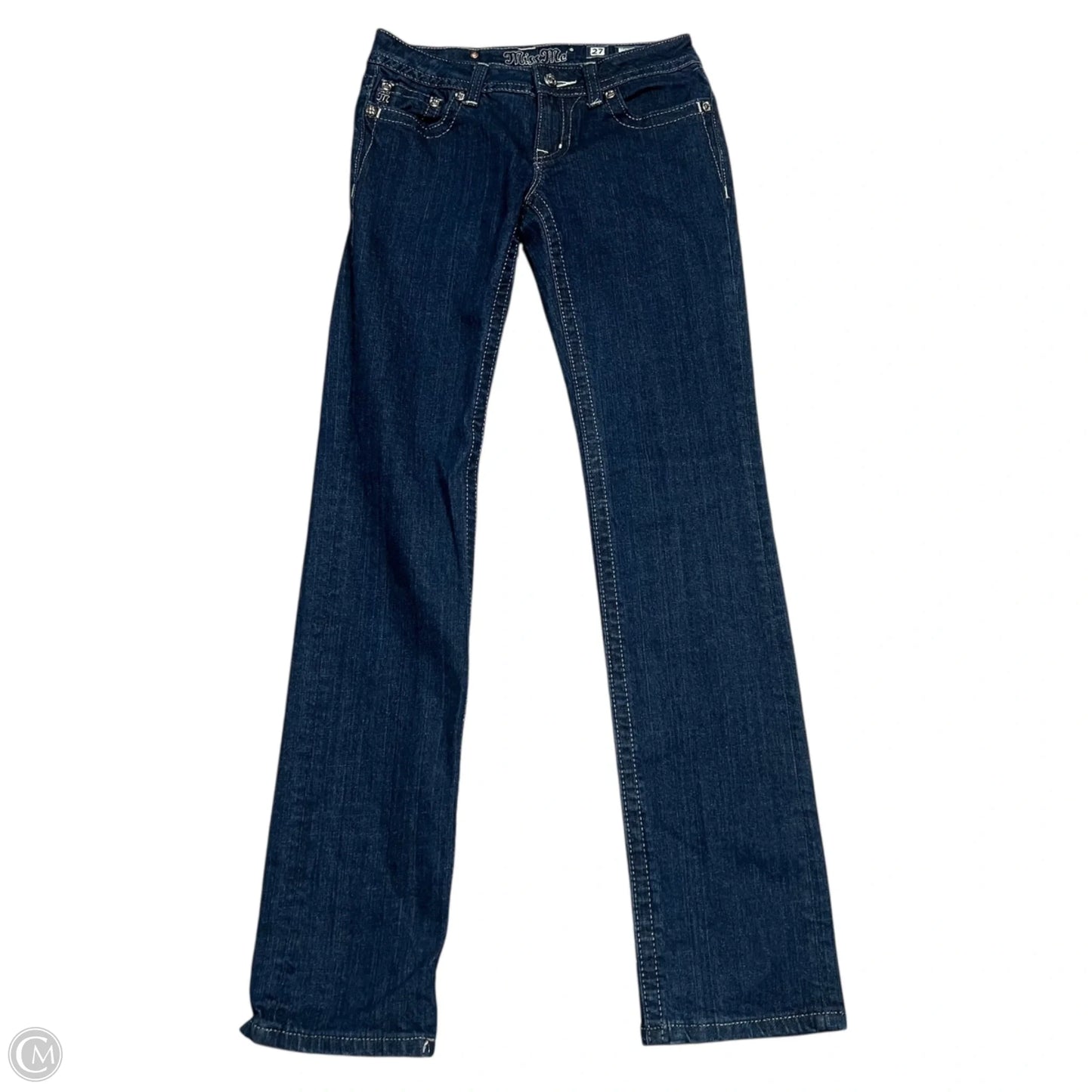 Jeans Skinny By Miss Me In Blue Denim, Size: 4