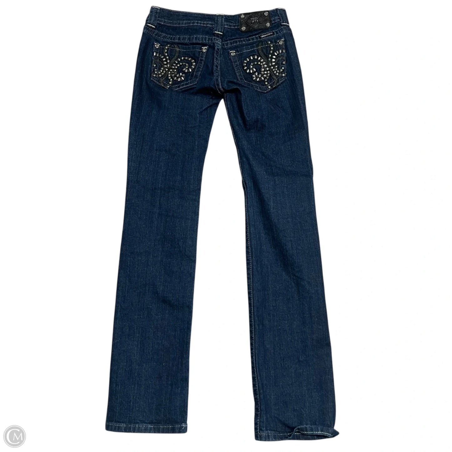 Jeans Skinny By Miss Me In Blue Denim, Size: 4