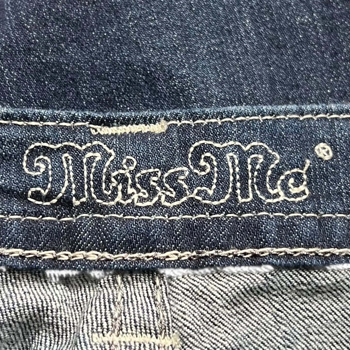 Jeans Skinny By Miss Me In Blue Denim, Size: 4