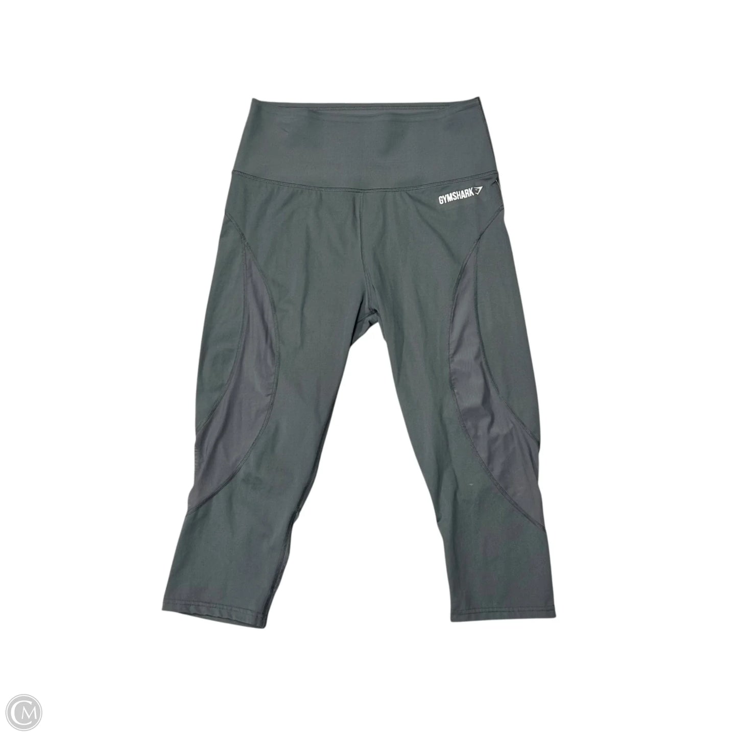 Athletic Capris By Gym Shark In Grey, Size: 12