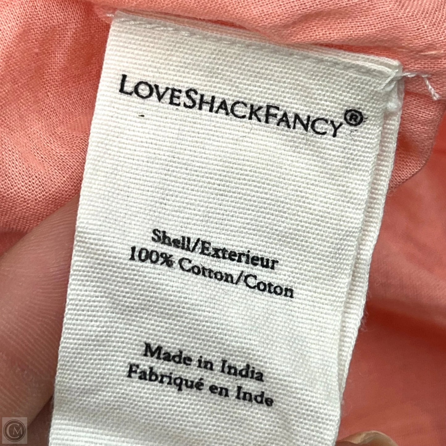 Dress Casual Short By Loveshackfancy In Peach, Size: M