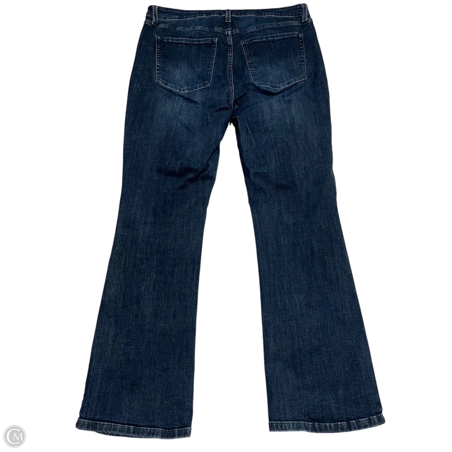 Jeans Flared By Cosmic Blue Love In Blue Denim, Size: 14