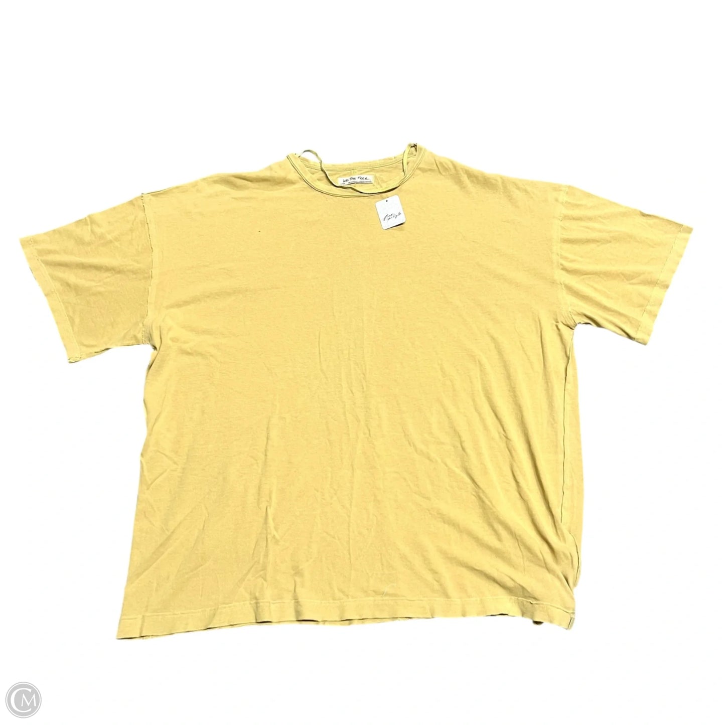 Top Short Sleeve By We The Free In Yellow, Size: L
