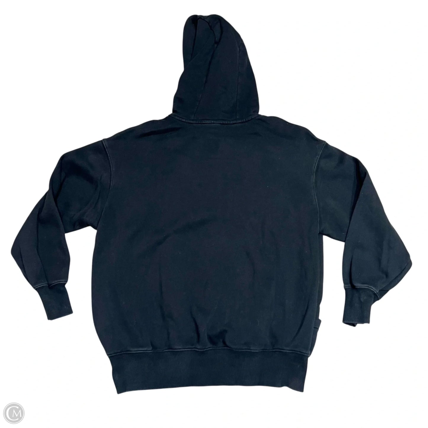 Sweatshirt Hoodie By Nike In Black, Size: M