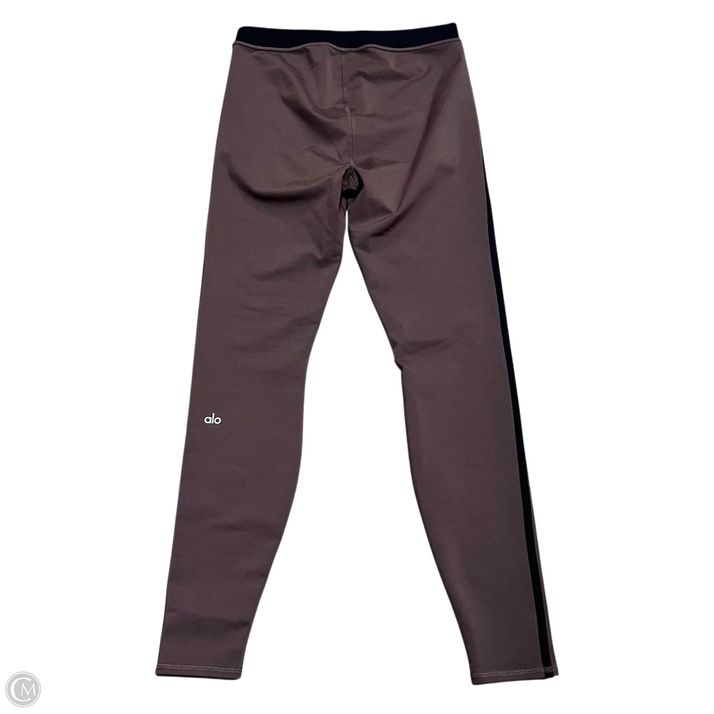 Athletic Leggings By ALO In Black & Brown, Size: 12