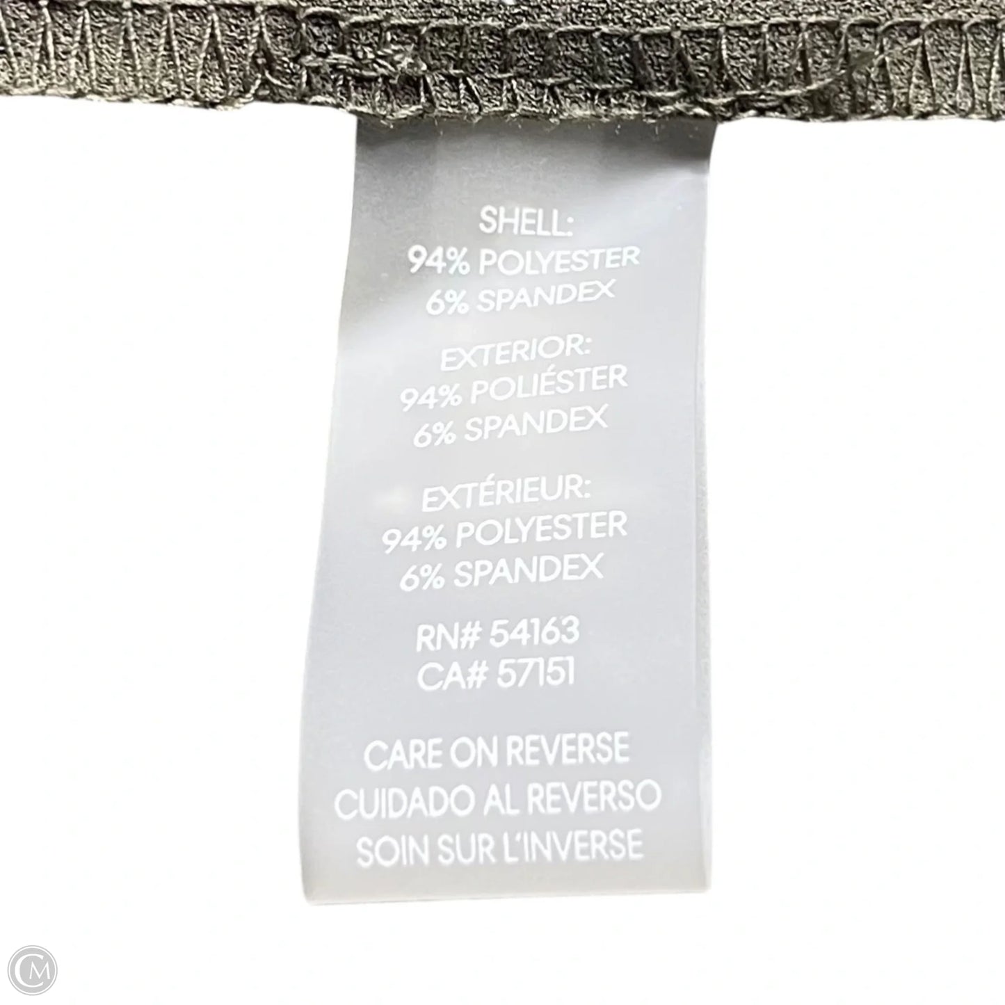 Dress Work By Calvin Klein In Green, Size: L