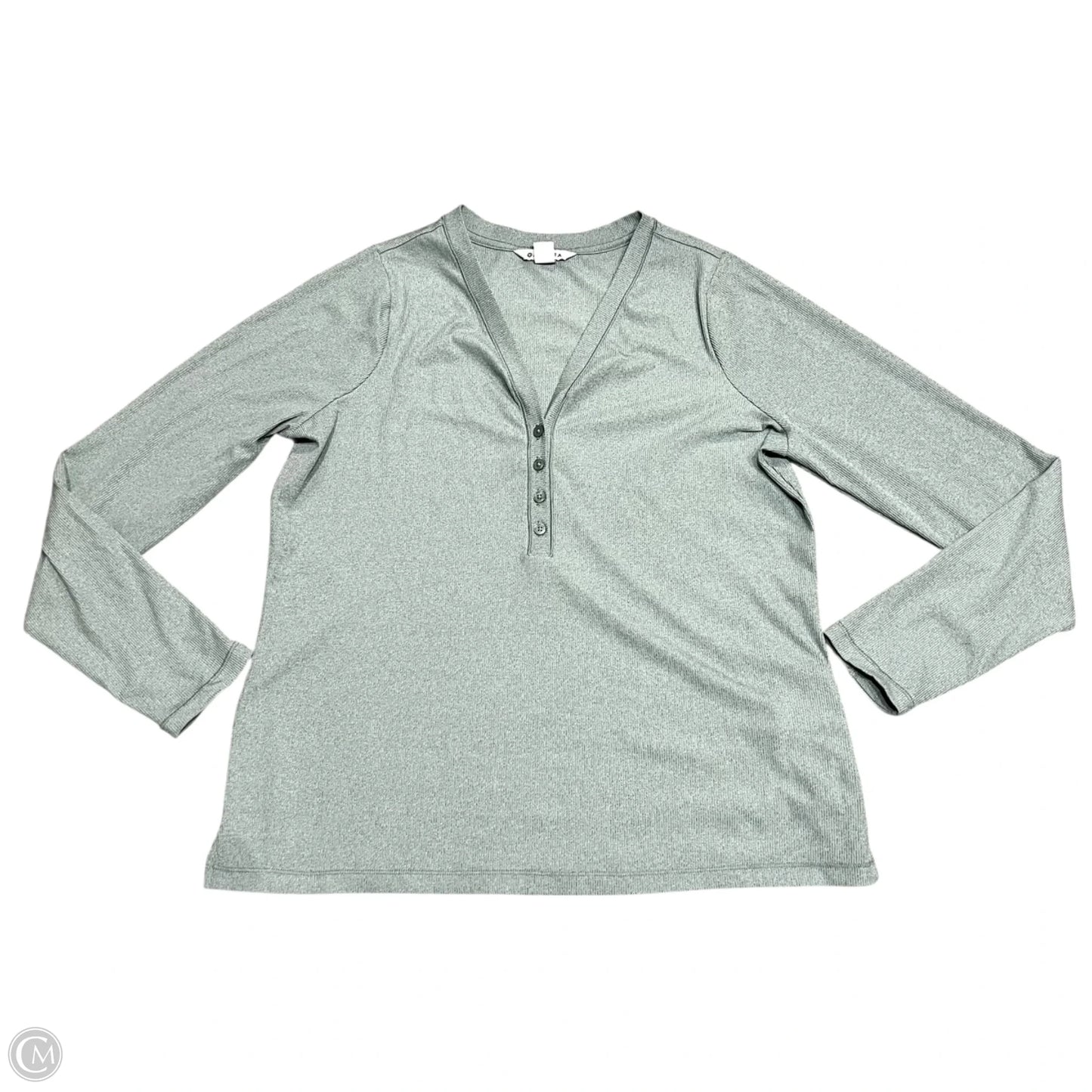 Top Long Sleeve By Athleta In Green, Size: 1x