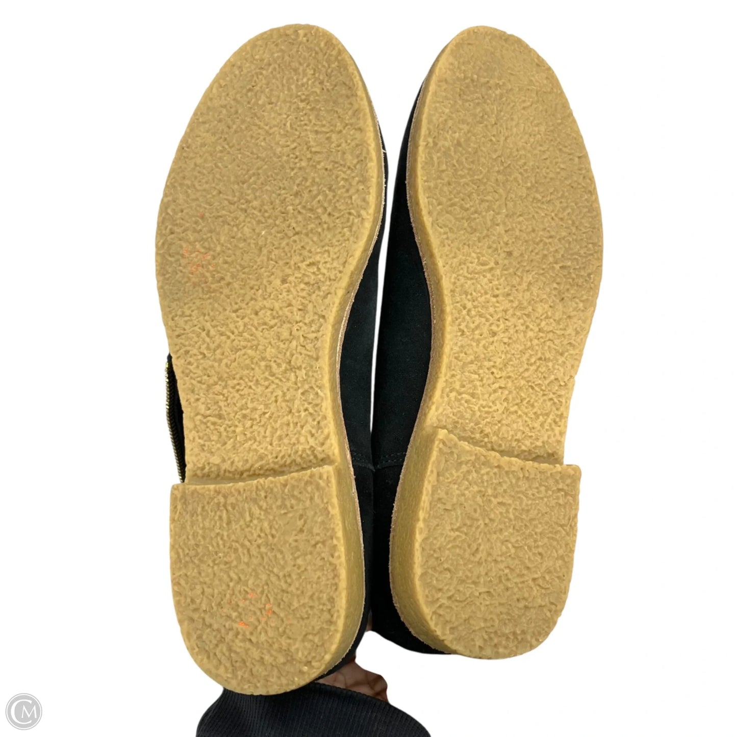 Boots Designer By Kate Spade In Black & Cream, Size: 8