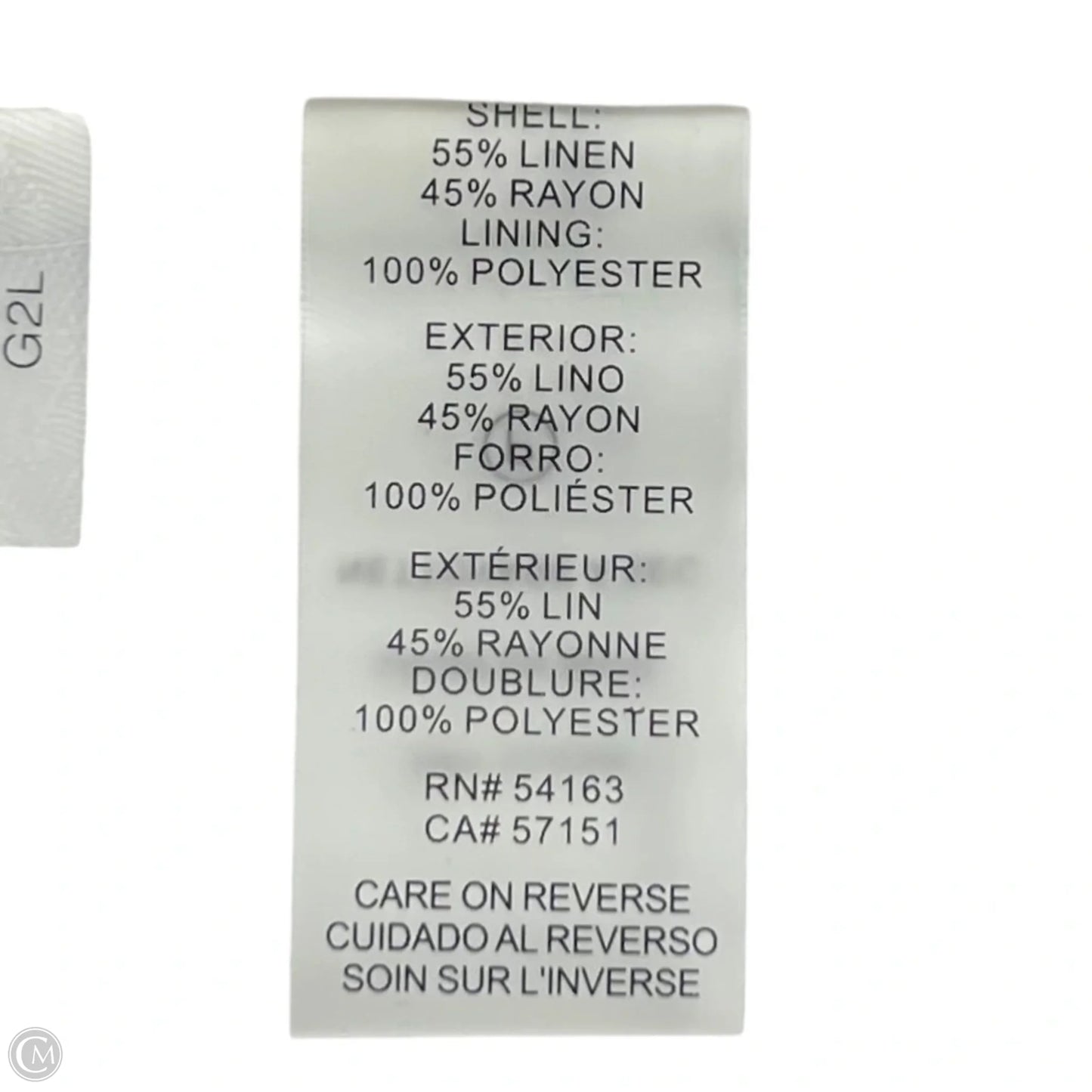 Blazer Designer By Karl Lagerfeld In Black & White, Size: S