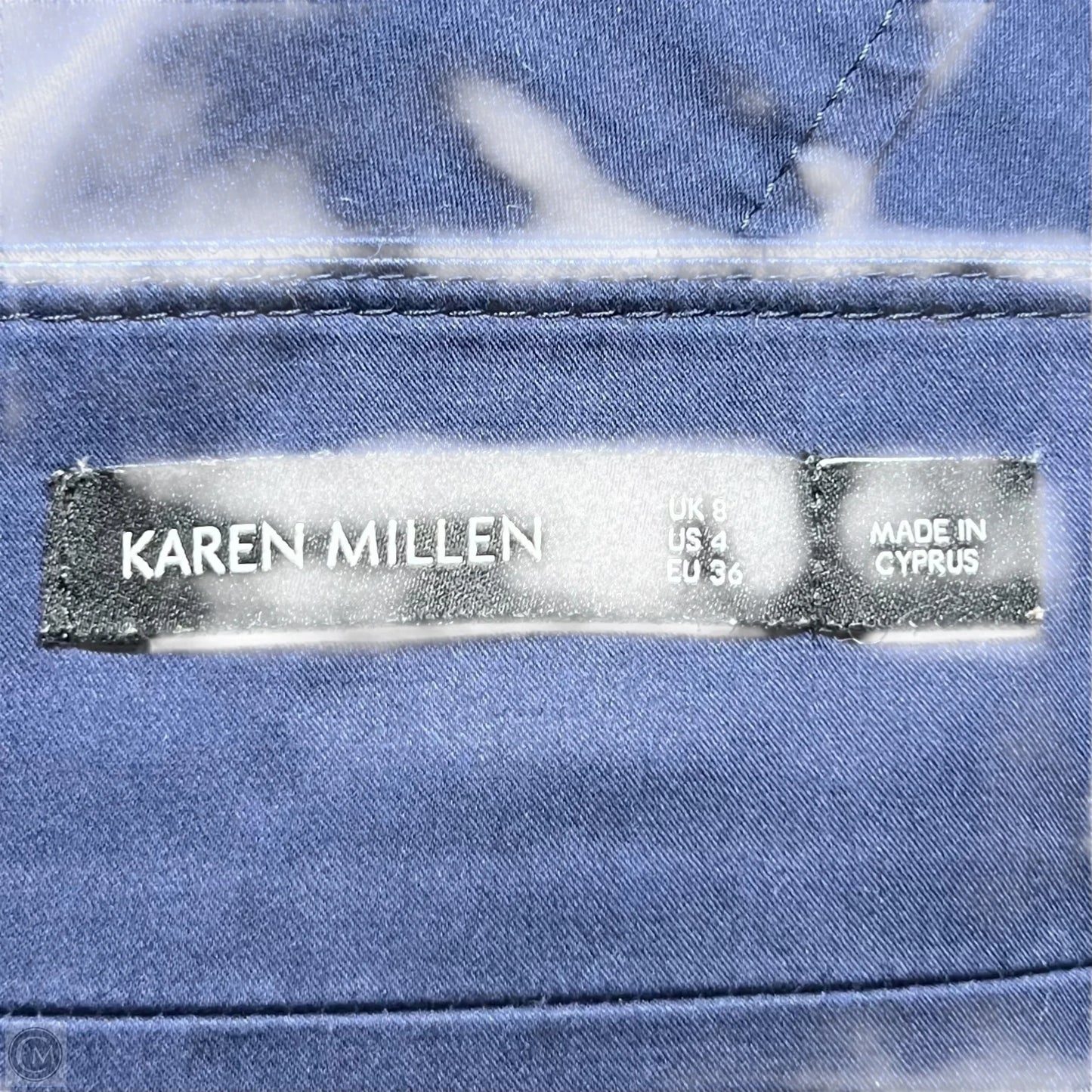 Skirt Midi By Karen Millen In Navy, Size: 4