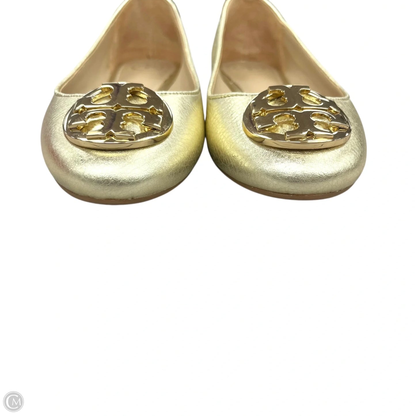 Shoes Designer By Tory Burch In Gold, Size: 6.5