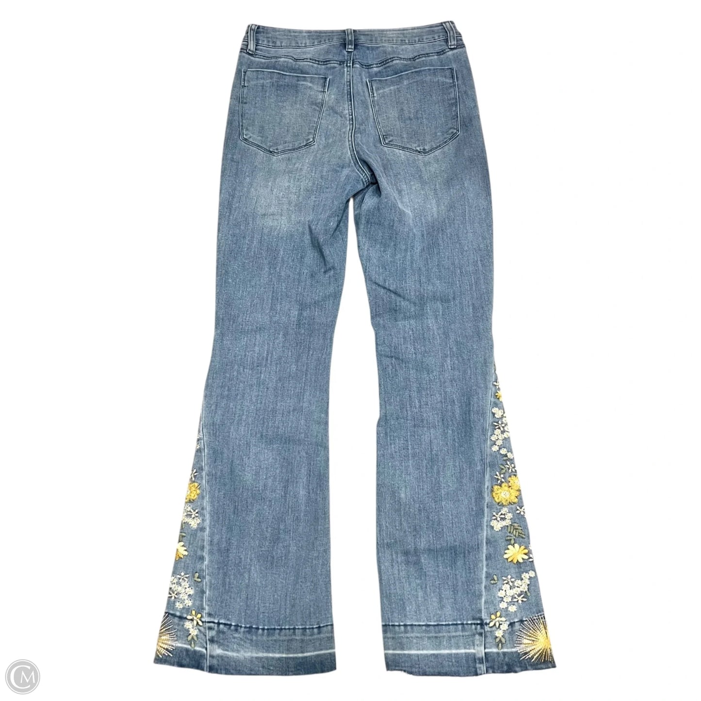 Jeans Flared By Ashley Mason In Blue Denim, Size: 6