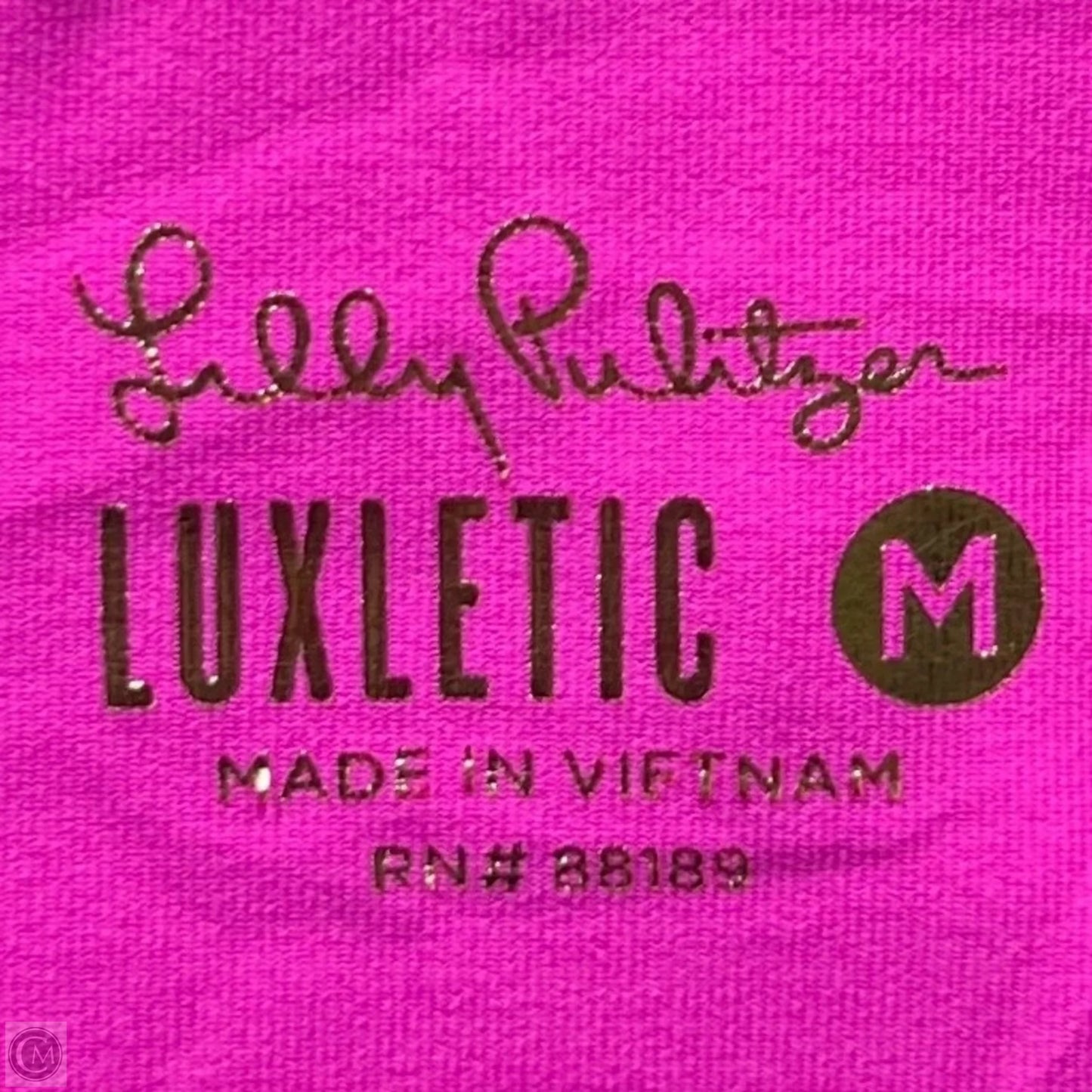 Top Long Sleeve Designer By Lilly Pulitzer In Pink, Size: M