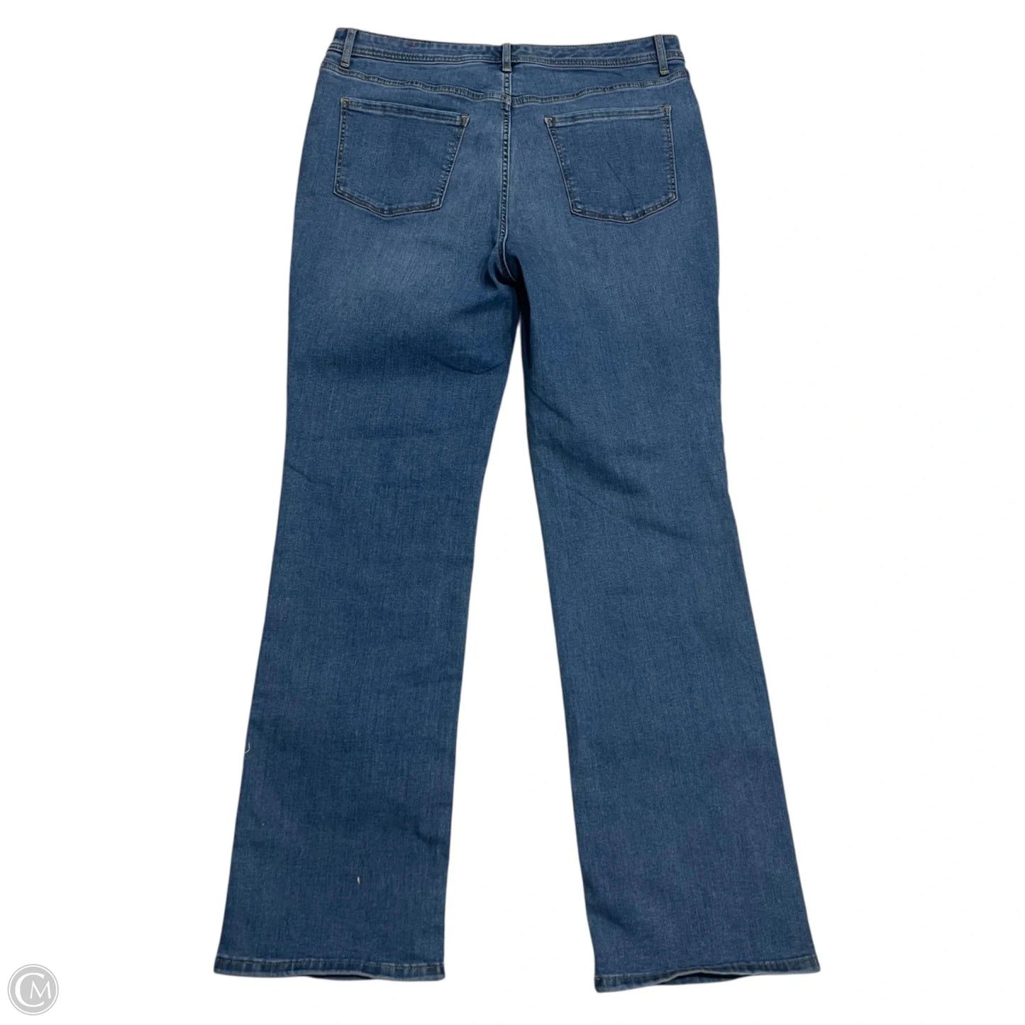 Jeans Boot Cut By Talbots In Blue Denim, Size: 12