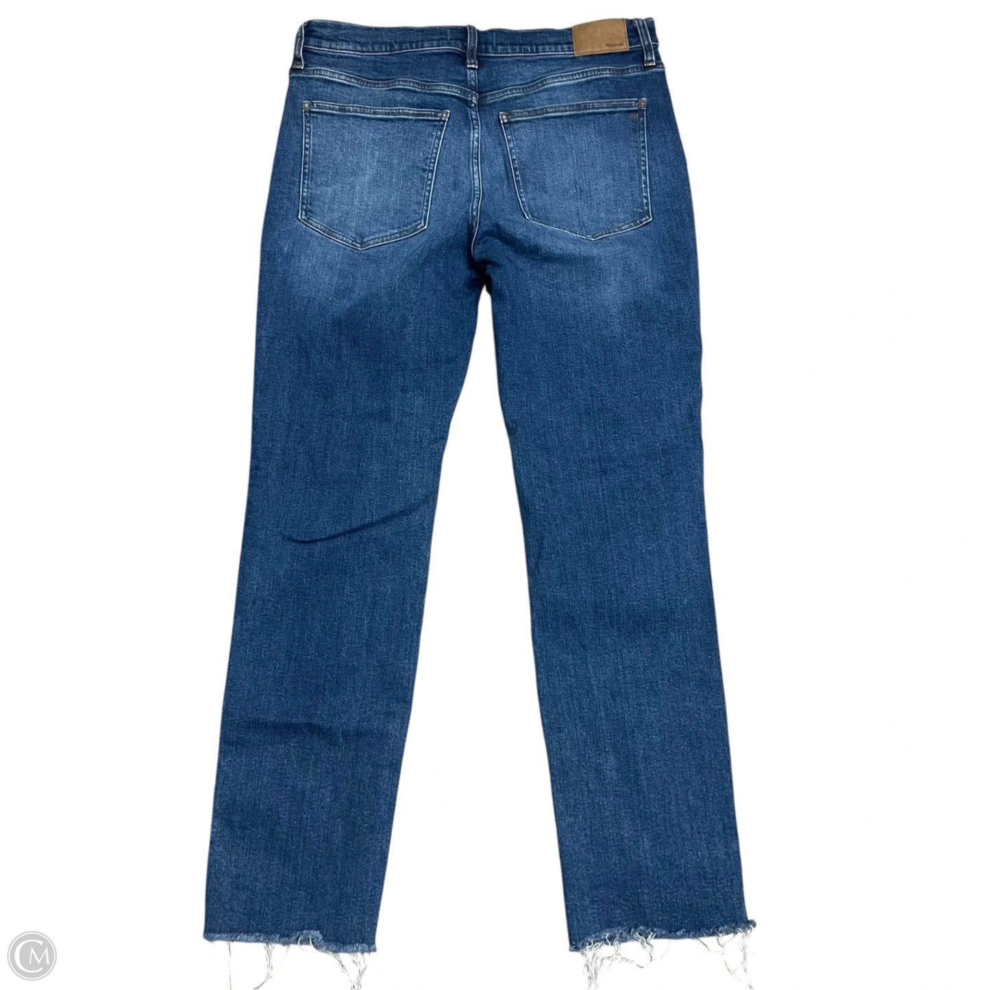 Jeans Straight By Madewell In Blue Denim, Size: 12
