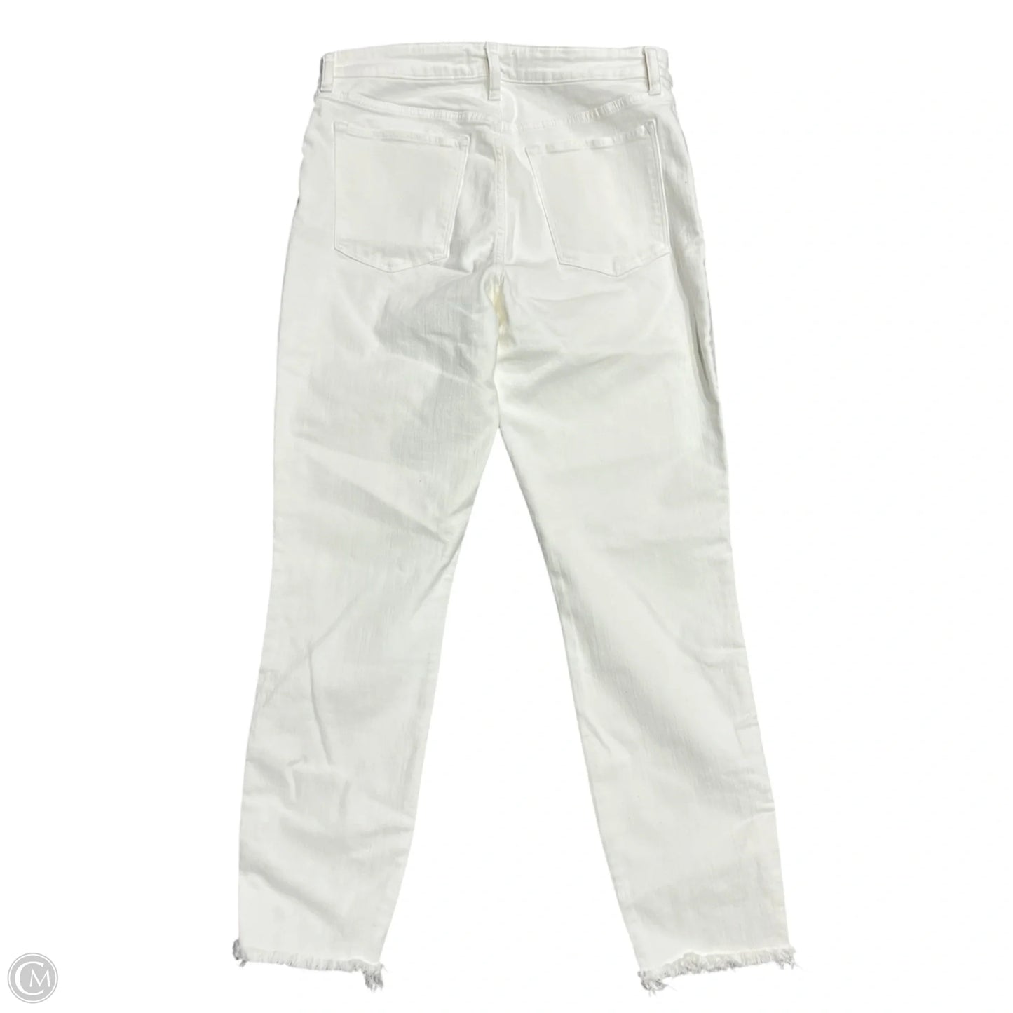 Jeans Skinny By Abercrombie And Fitch In Cream Denim, Size: 14