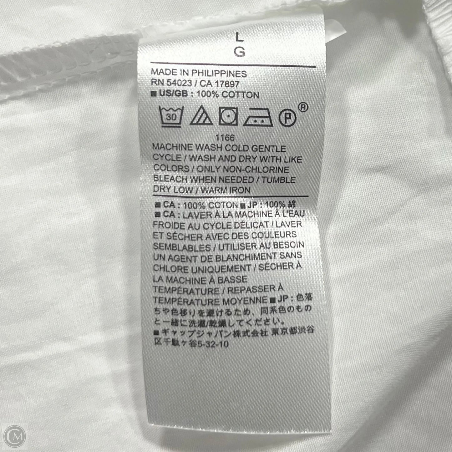 Top Long Sleeve By Banana Republic In White, Size: L