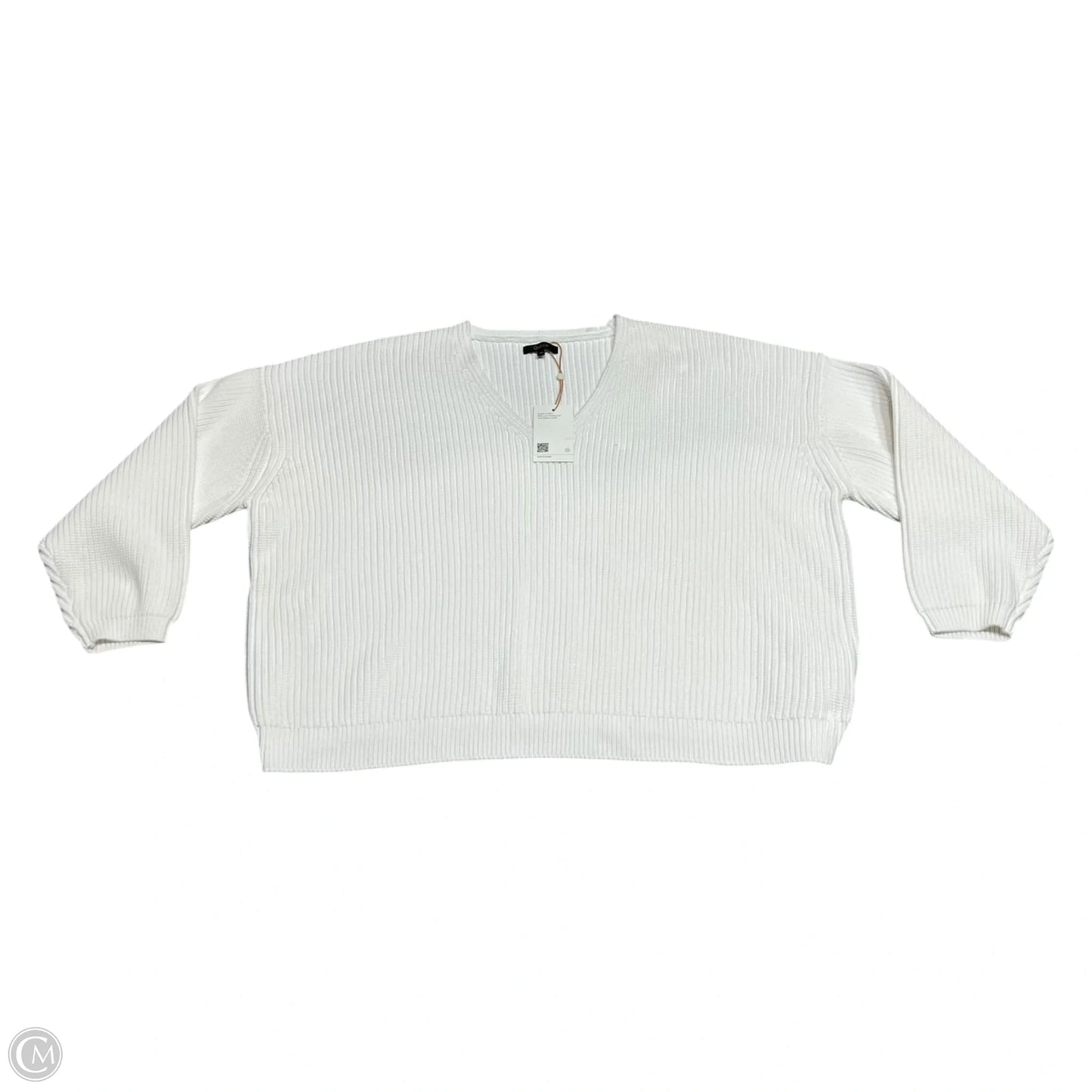 Sweater By Quince In Cream, Size: 2x
