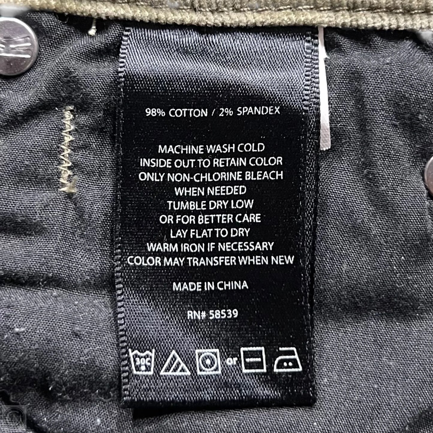 Pants Corduroy By Kut In Green, Size: 0