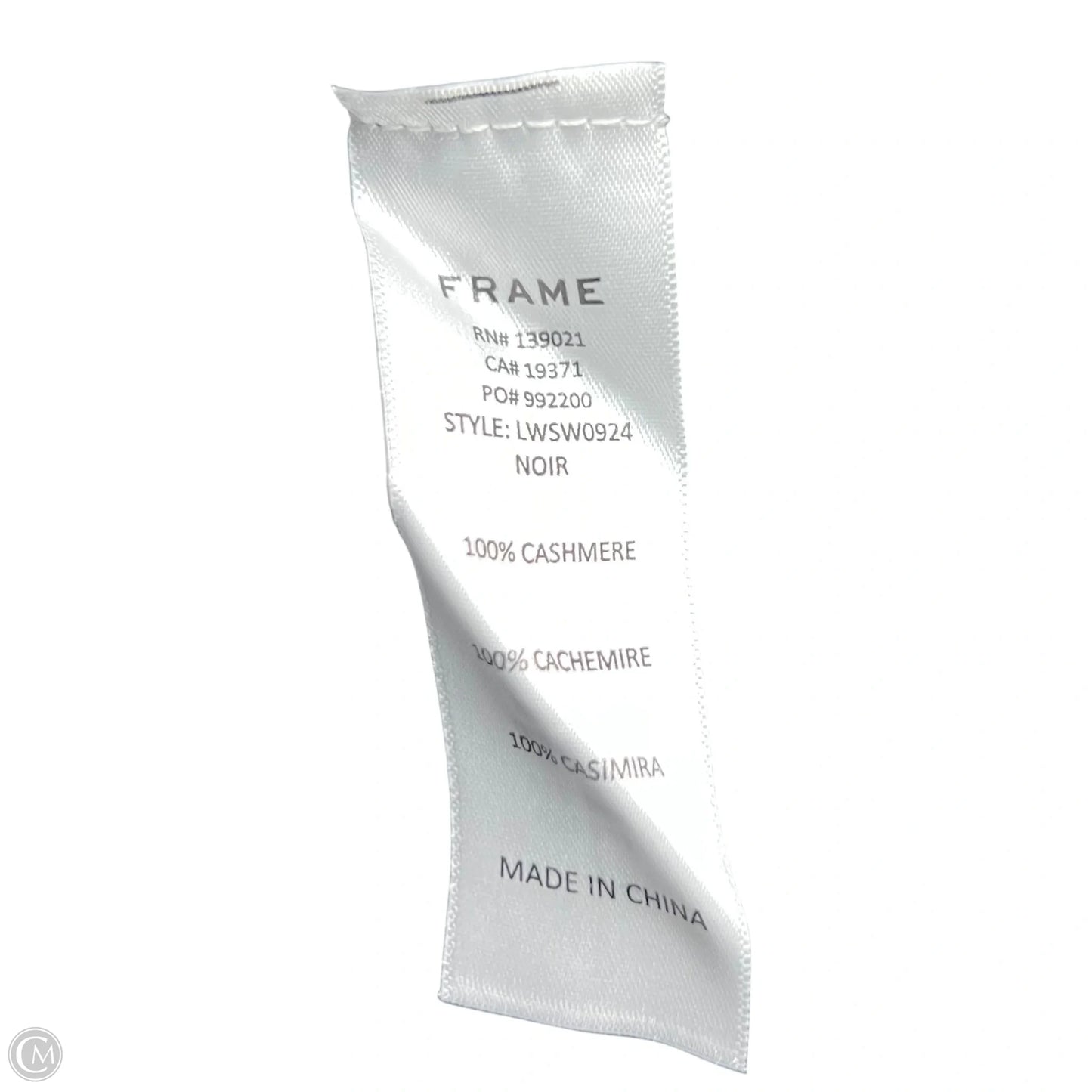 Sweater Cashmere By Frame In Black, Size: Xs