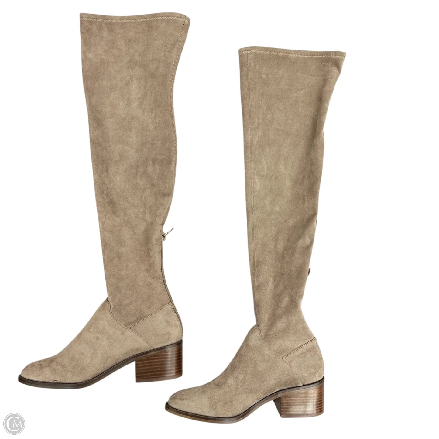 Boots Knee Heels By Steven Ross In Brown, Size: 7