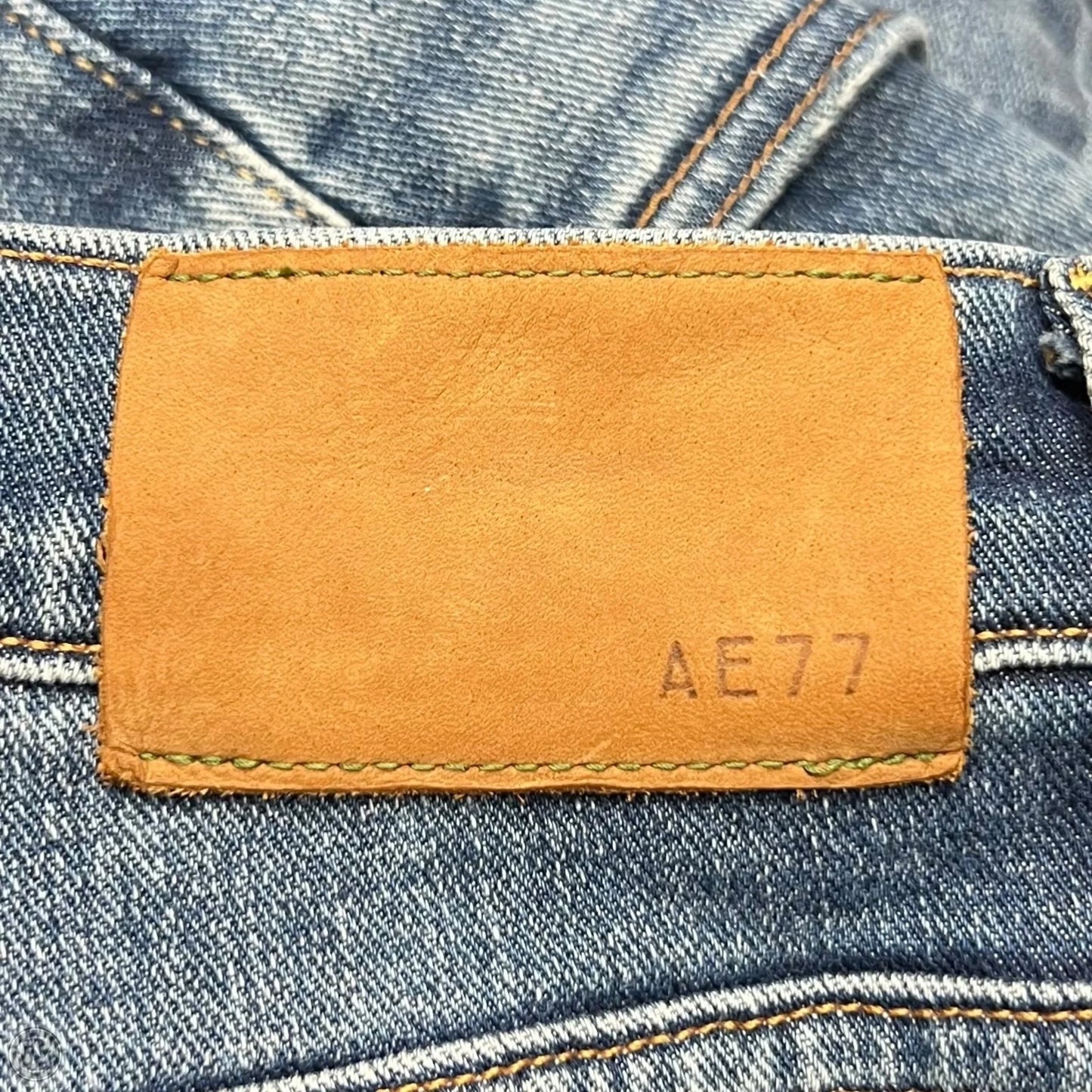 Jeans Flared By Ae77 In Blue Denim, Size: 12