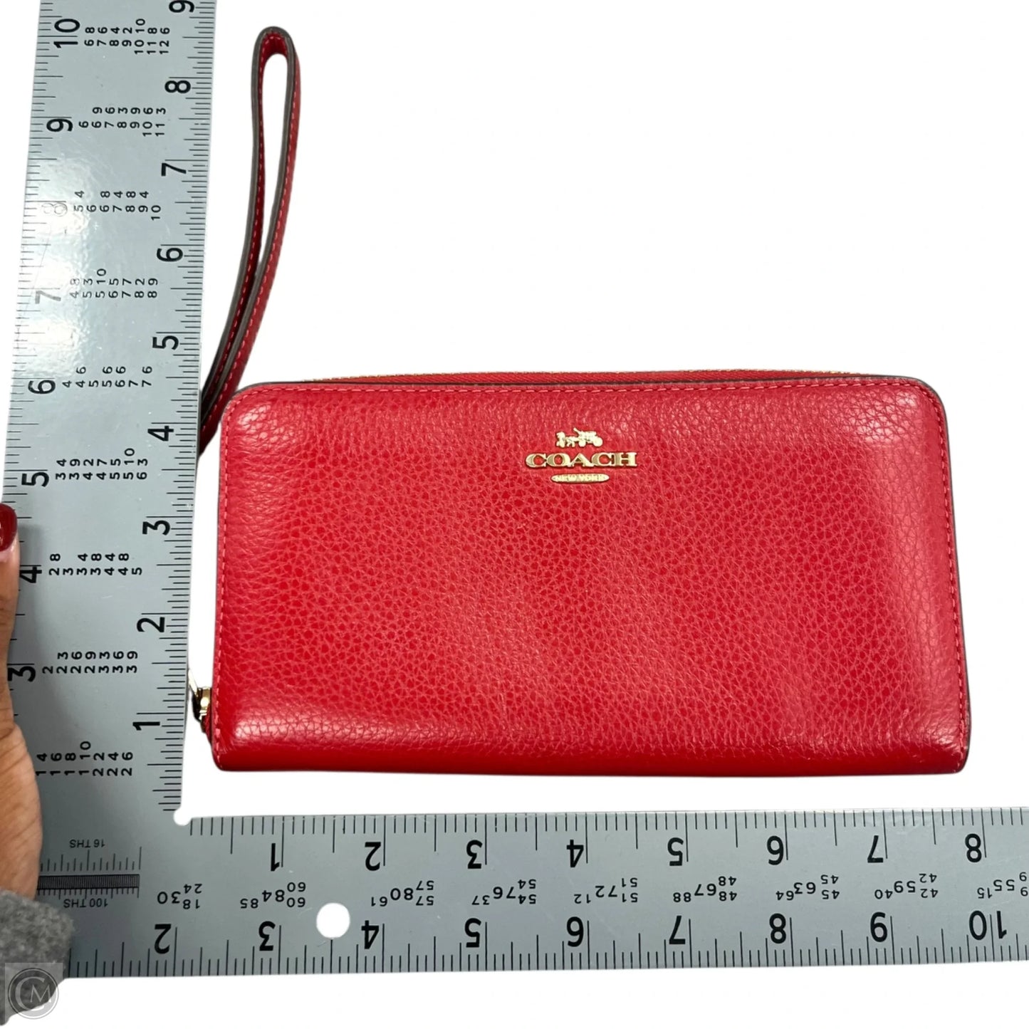 Wristlet Designer By Coach, Size: Medium