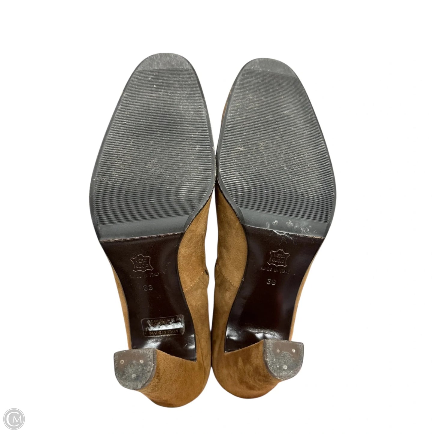 Boots Ankle Heels By Barneys Ny In Brown, Size: 7.5