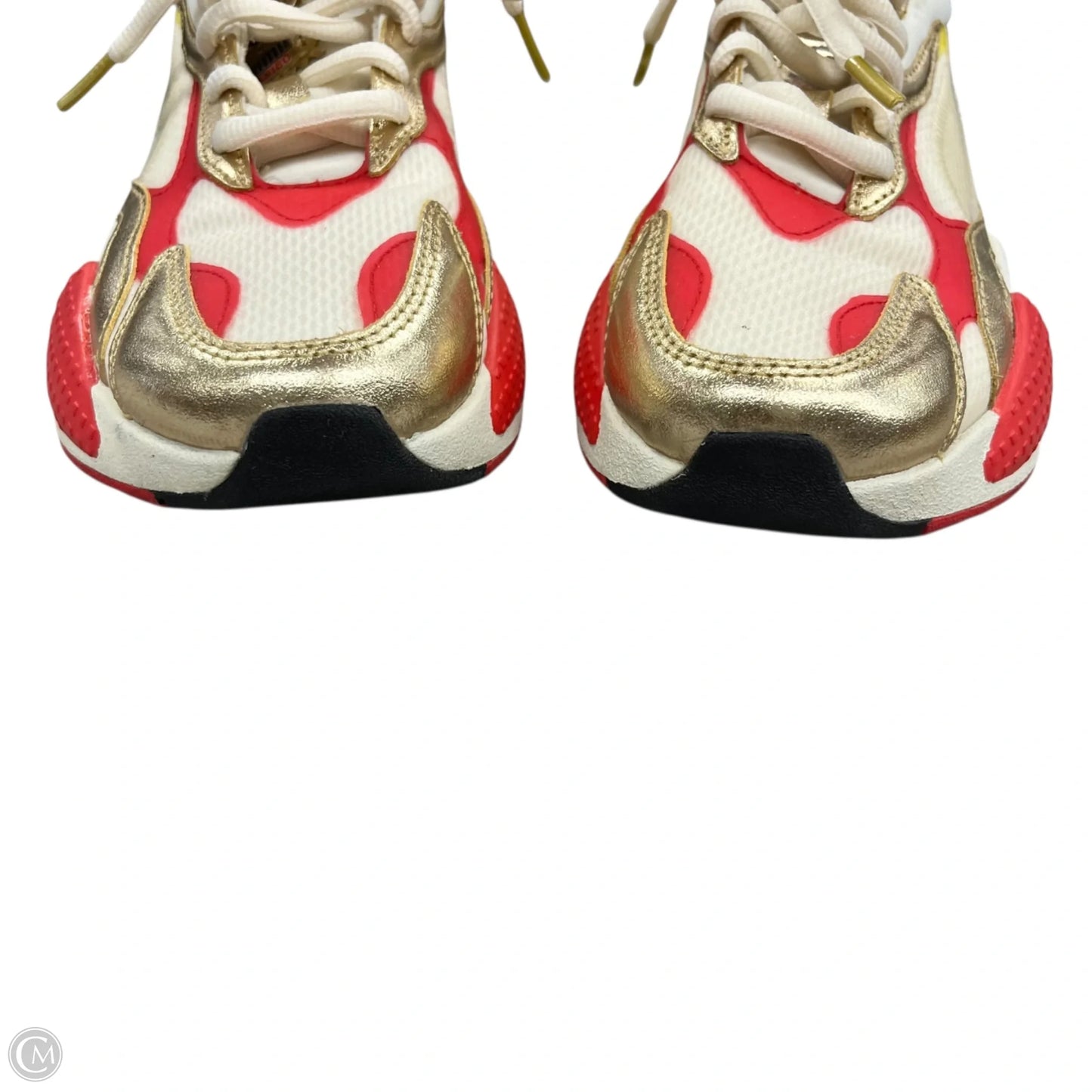 Shoes Sneakers By Puma In Cream & Red, Size: 7.5