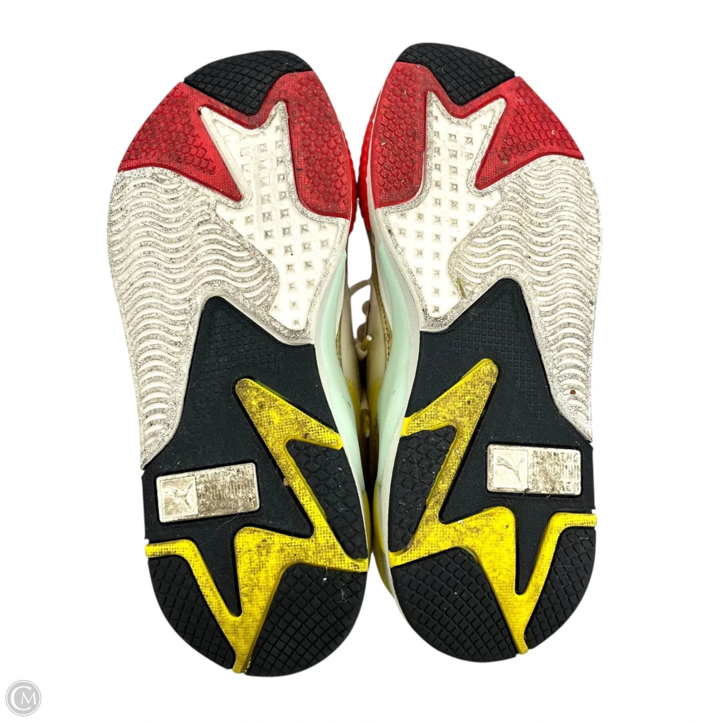 Shoes Sneakers By Puma In Cream & Red, Size: 7.5