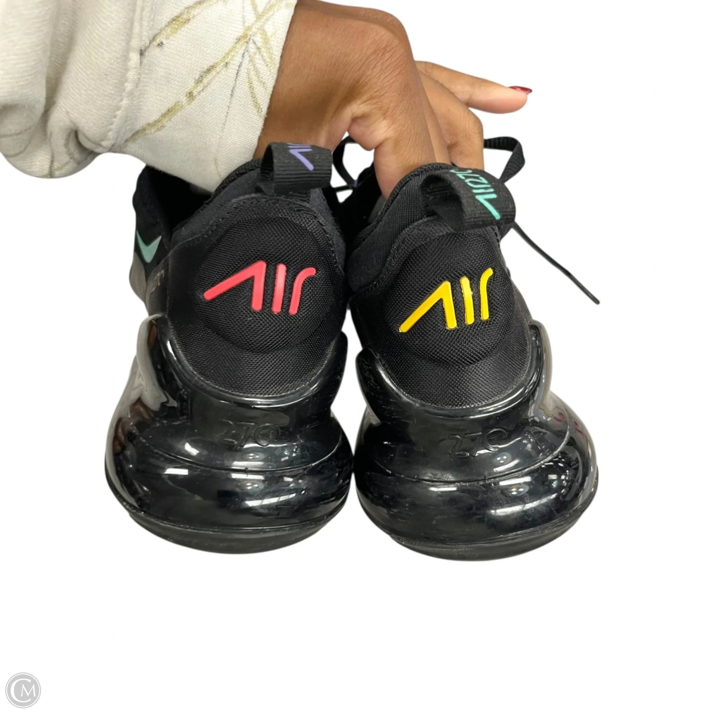 Shoes Athletic By Nike In Black & Pink, Size: 7