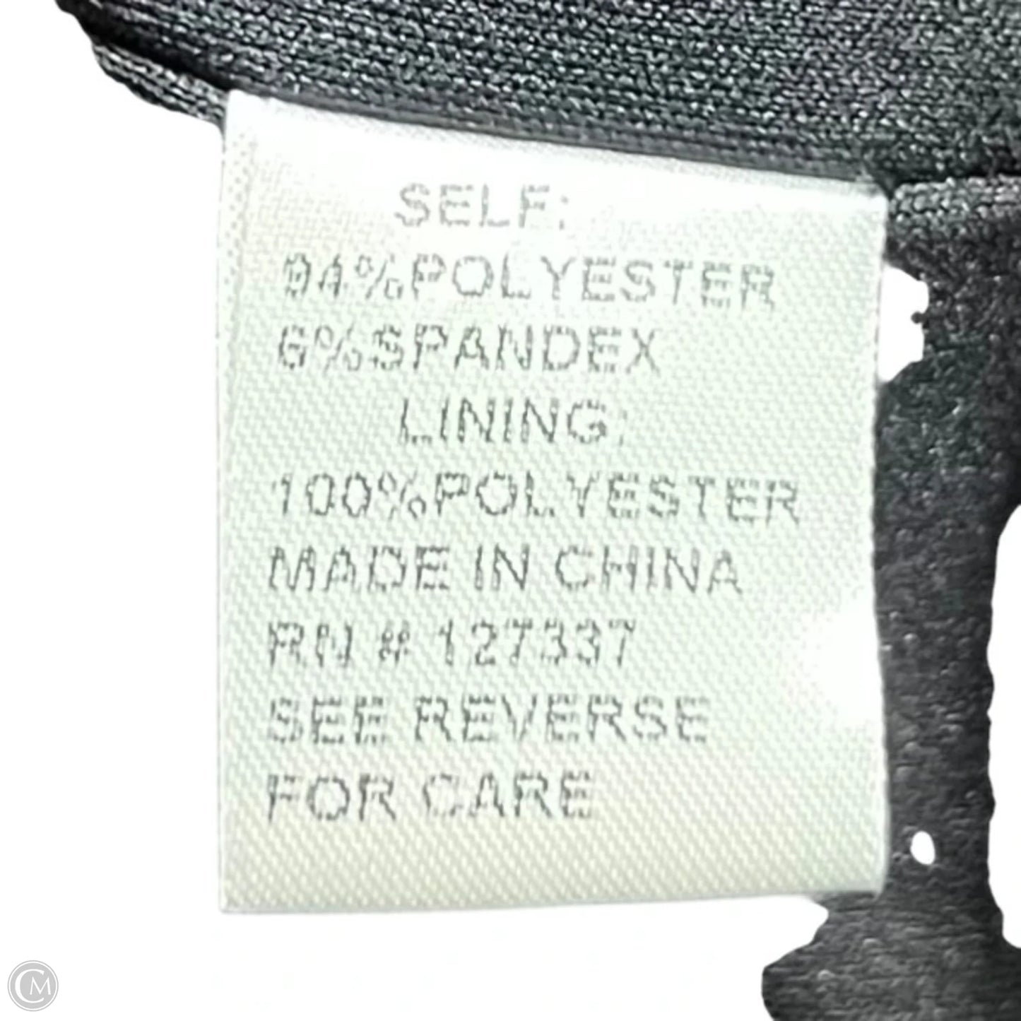 Dress Party Short By Mignon In Black & Gold, Size: S